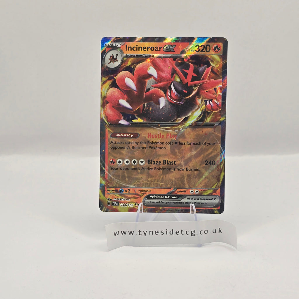 Incineroar EX 034/162 – Temporal Forces (English Single)