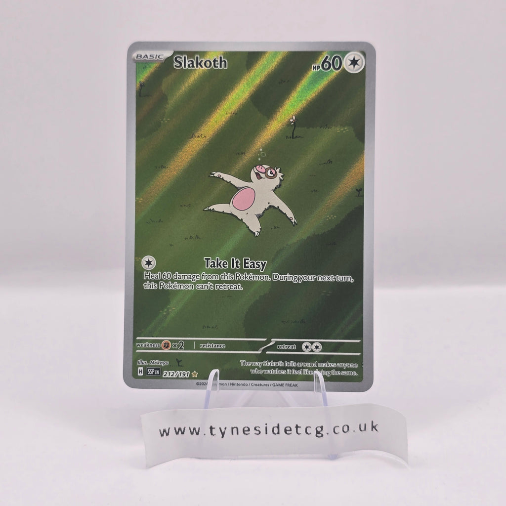 Slakoth 212/191 – Surging Sparks (English Single) RESERVED