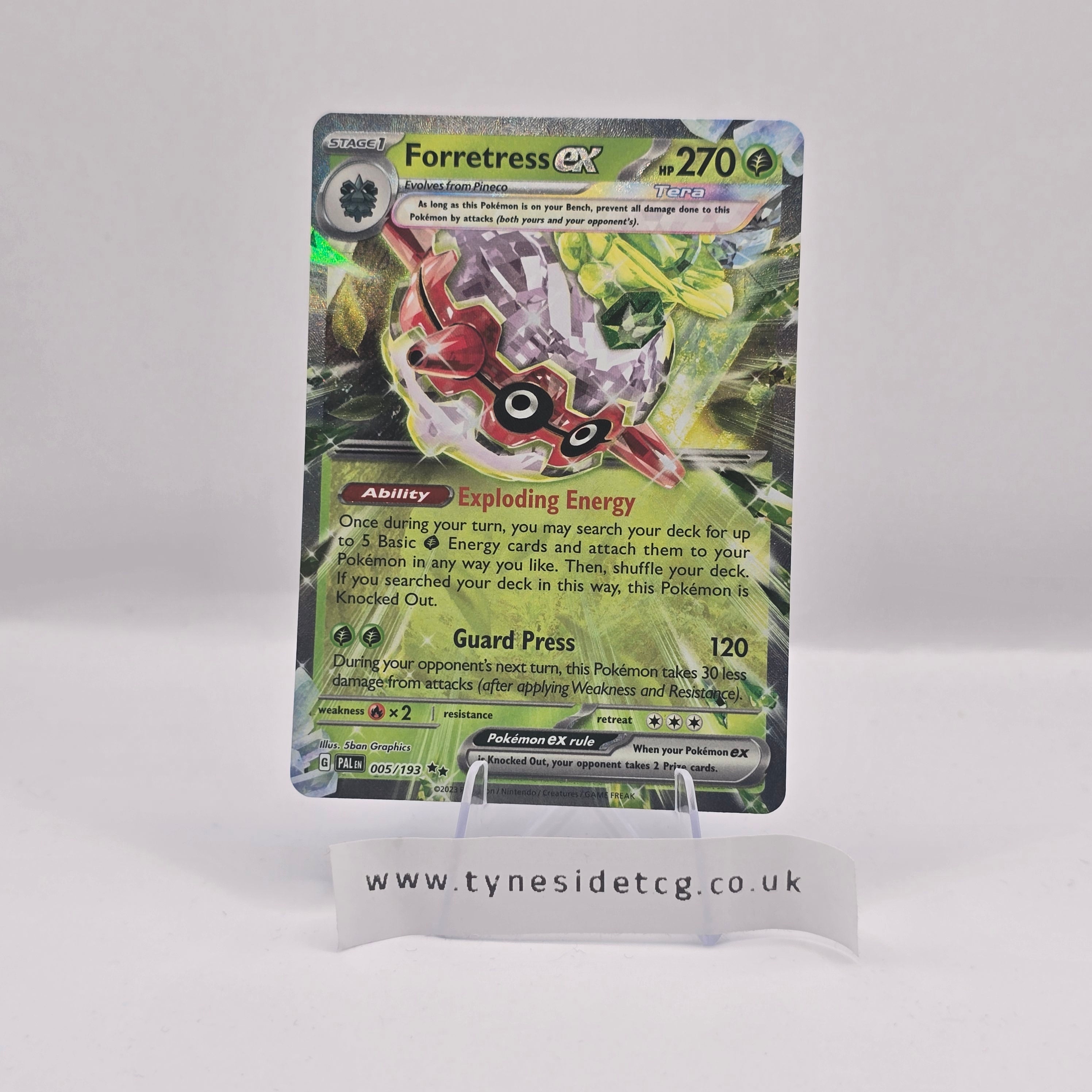 Forretress EX 005/193 – Paldea Evolved (English Single)