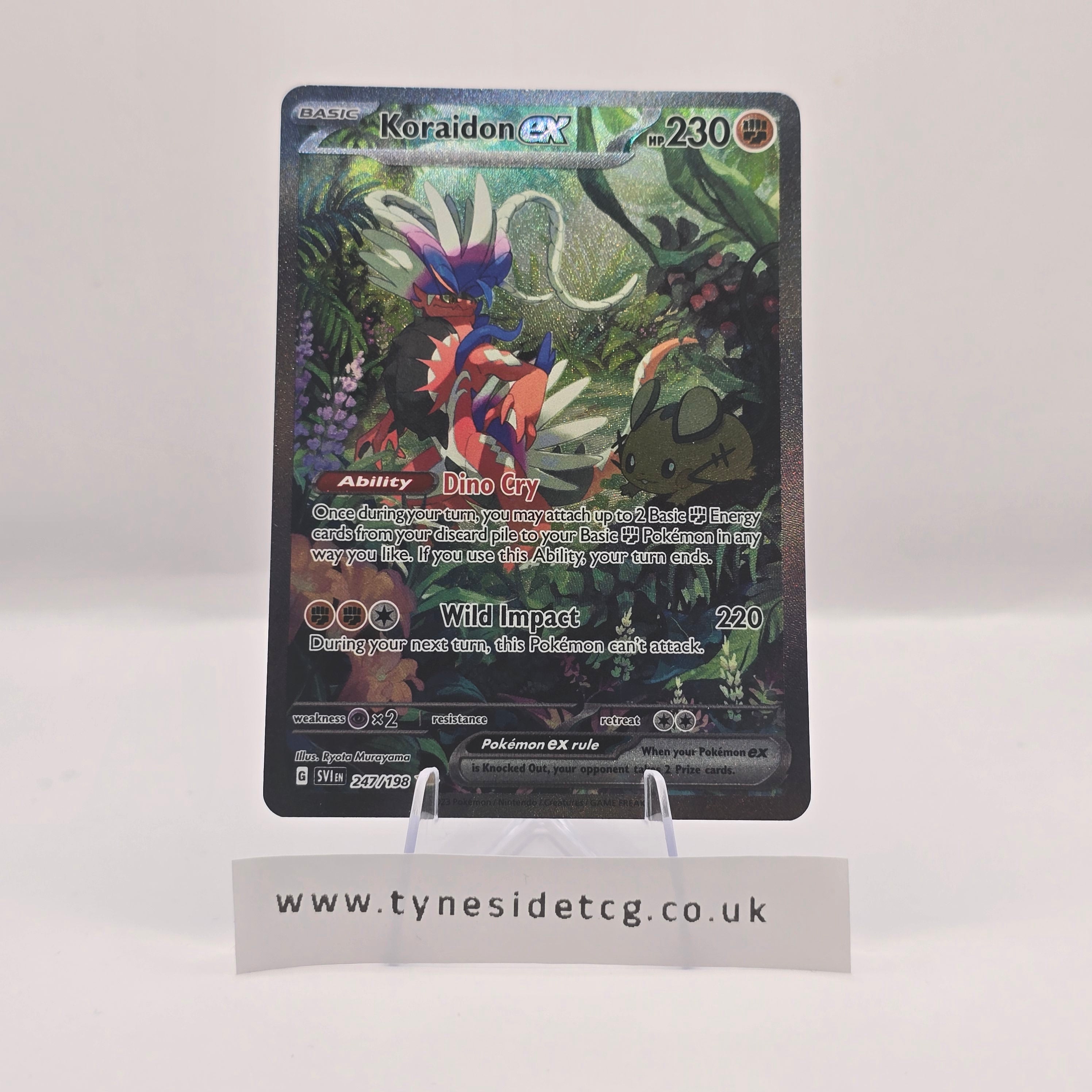 Koraidon ex 247/198 – Scarlet & Violet (English Single)