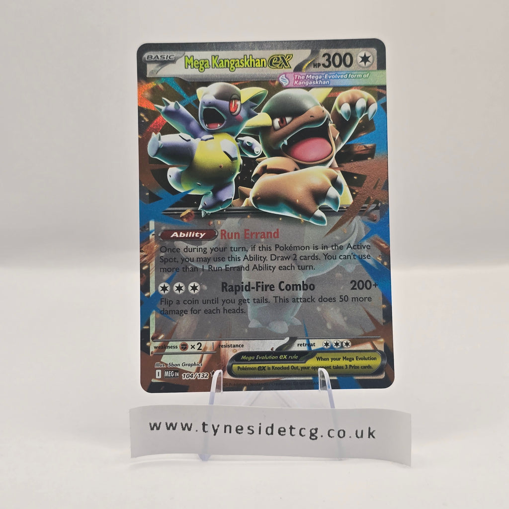 Mega Kangaskhan EX 104/132 – Mega Evolution (English Single)