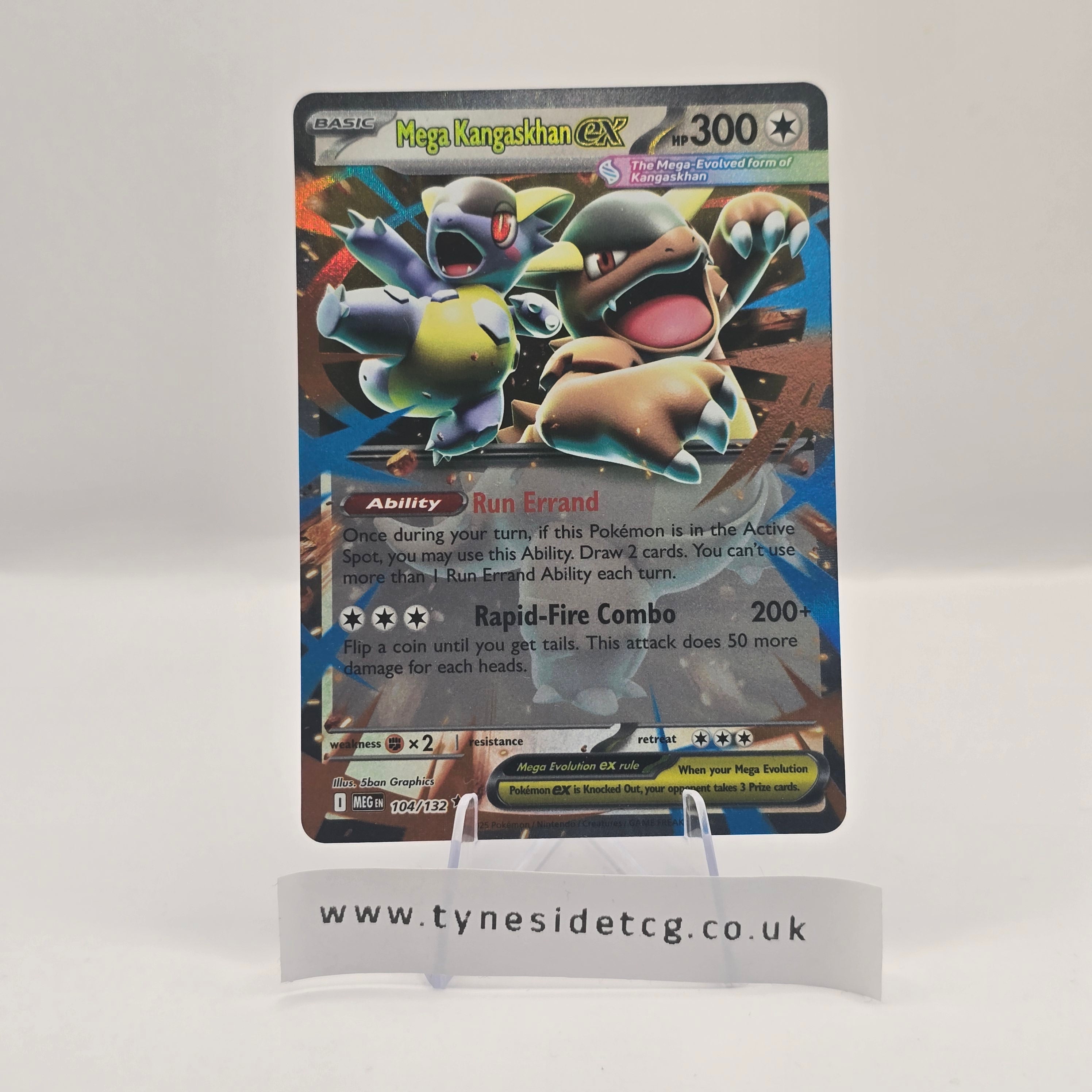 Mega Kangaskhan EX 104/132 – Mega Evolution (English Single)