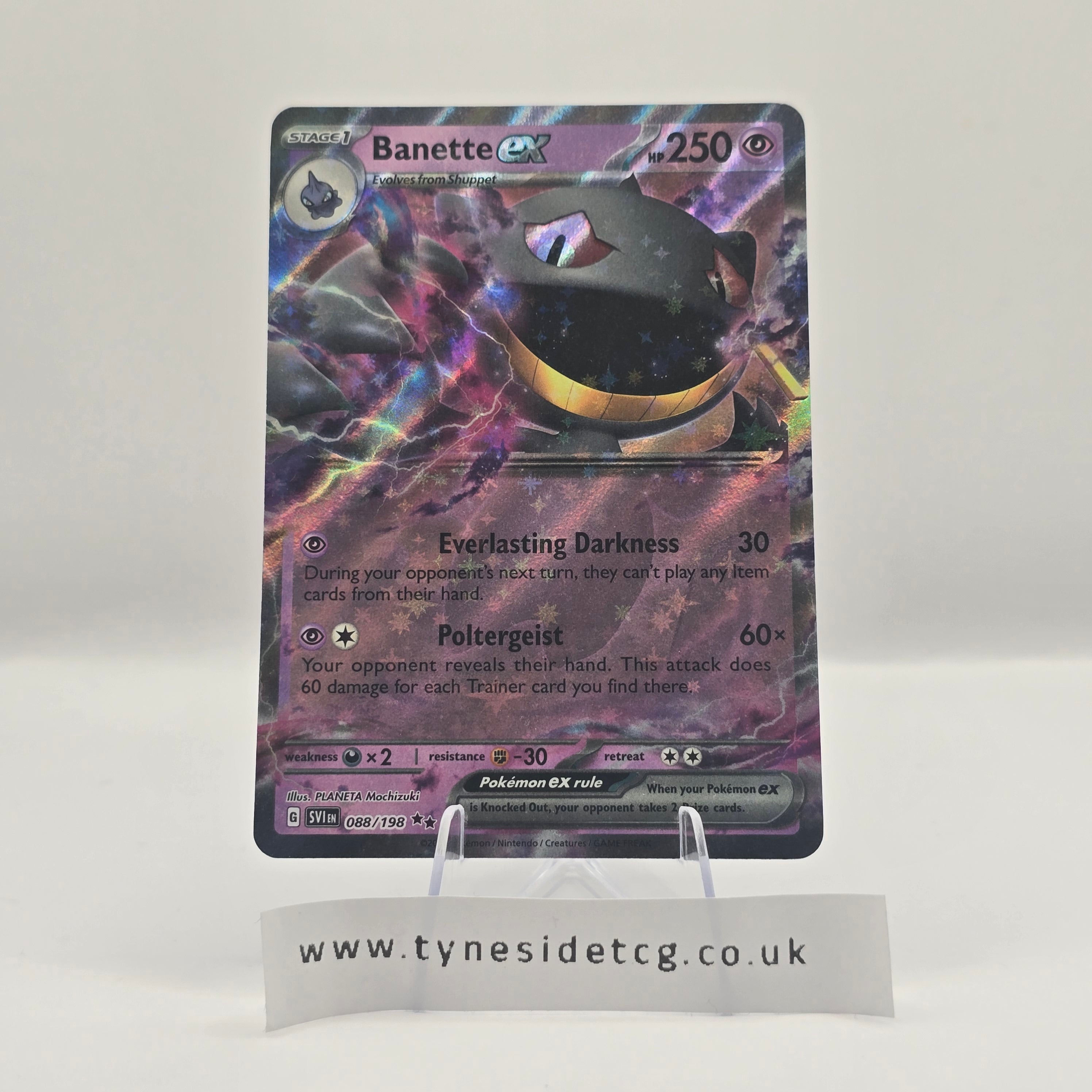 Banette EX 088/198 – Scarlet & Violet Base (English Single)