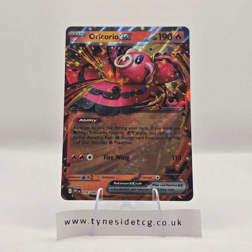 Oricorio EX 018/094 – Phantasmal Flames (English Single)