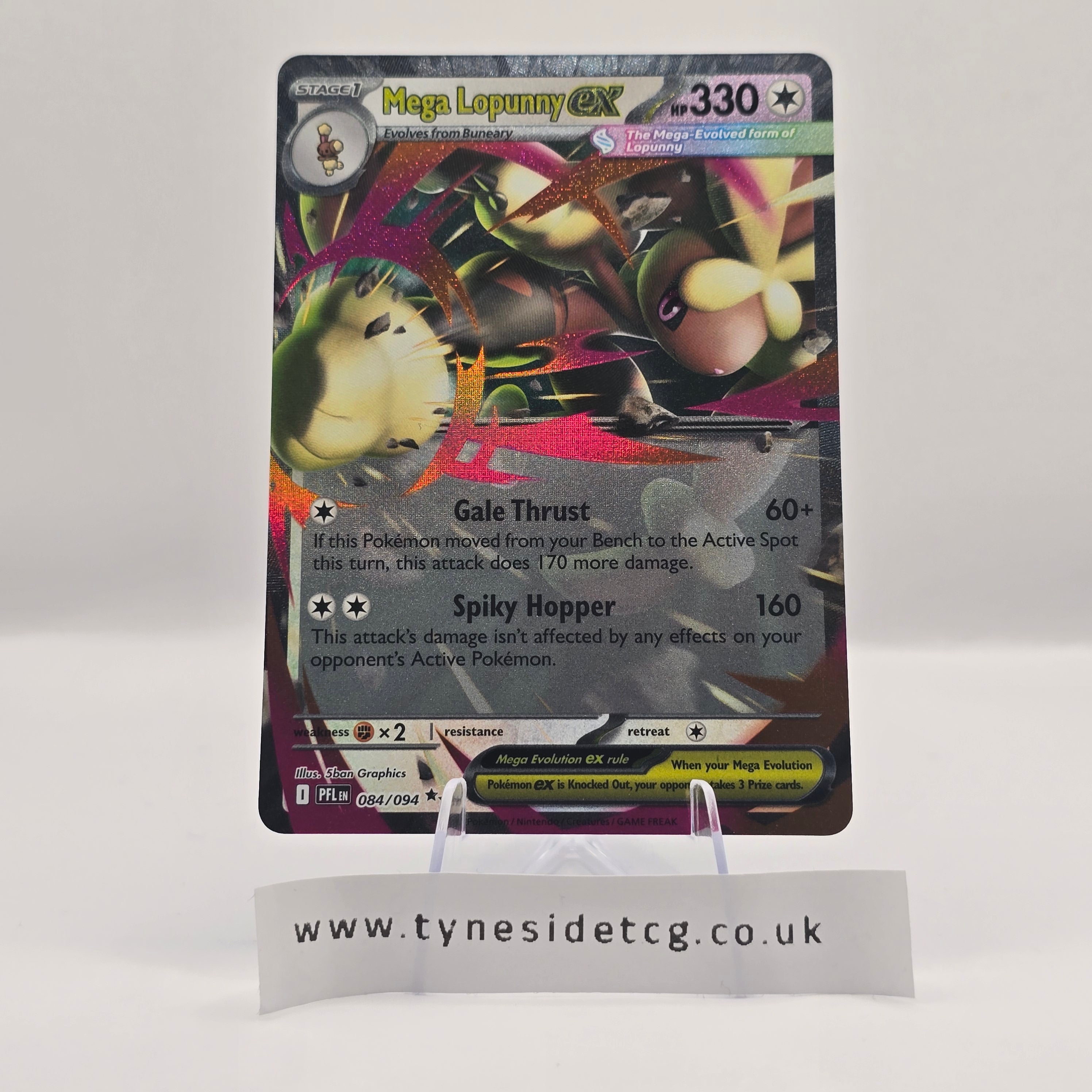 Mega Lopunny EX 084/094 – Phantasmal Flames (English Single)