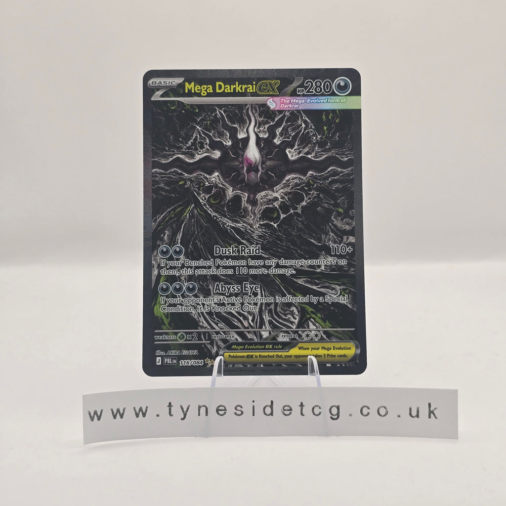 Mega Darkrai EX - 116/084 - Pitch Black (English Single)