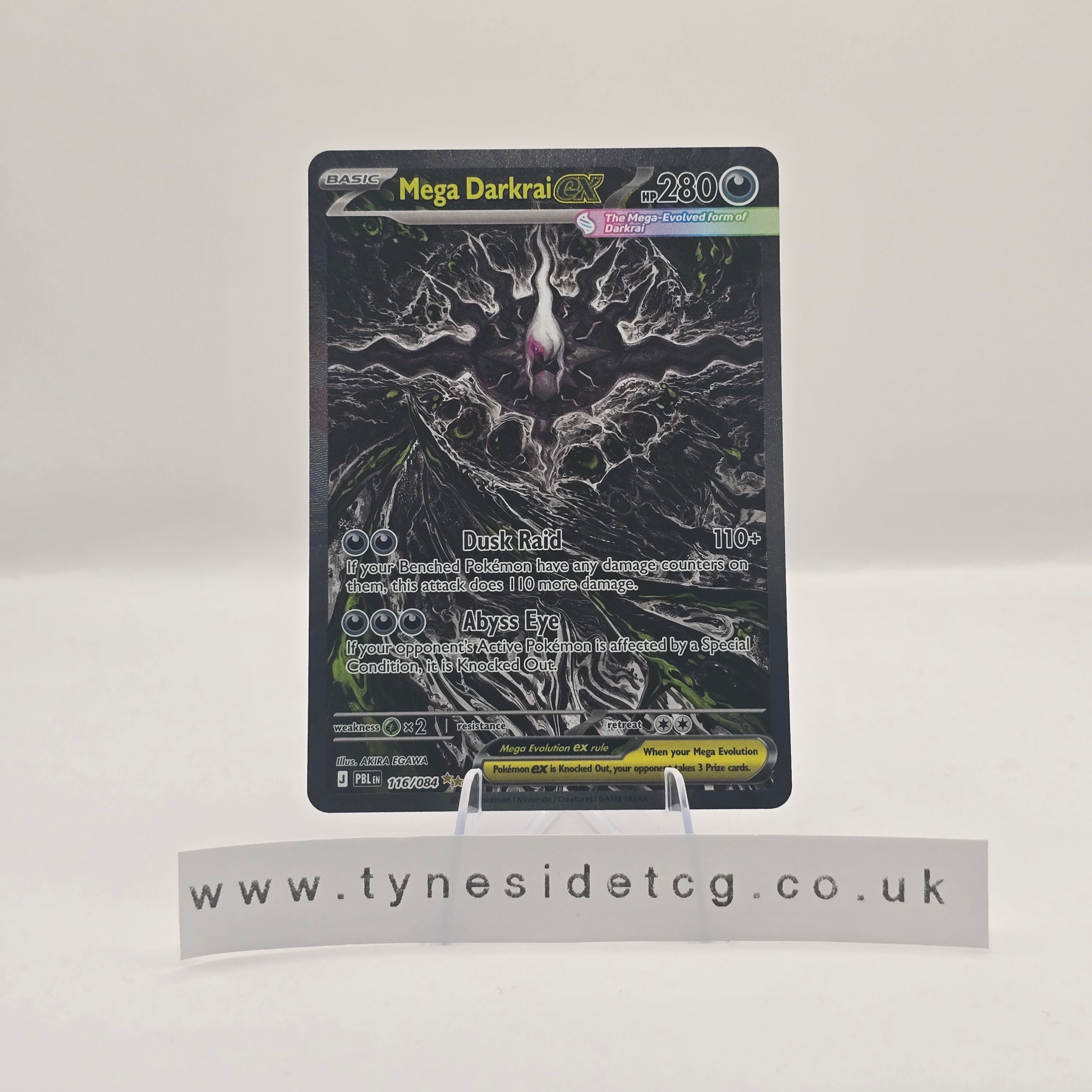 Mega Darkrai EX - 116/084 - Pitch Black (English Single)