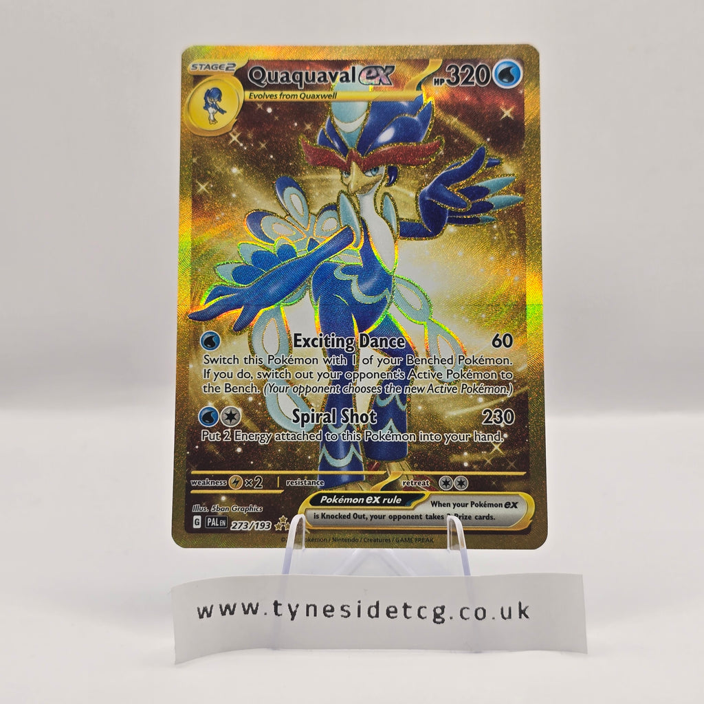 Quaquaval EX 273/193 (Gold) – Paldea Evolved (English Single)