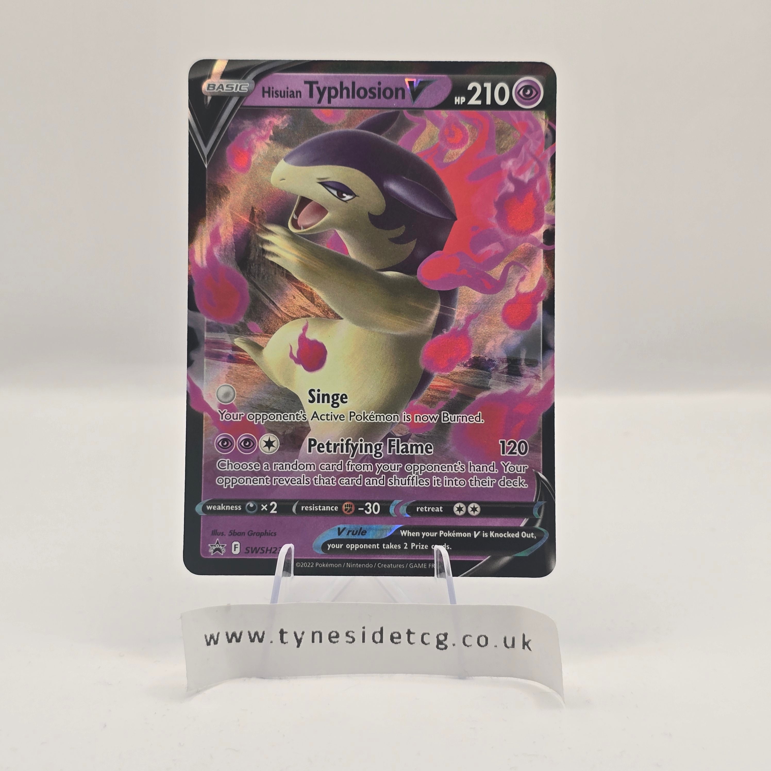 Hisuian Typhlosion V SWSH237 – Sword & Shield Promo (English Single)