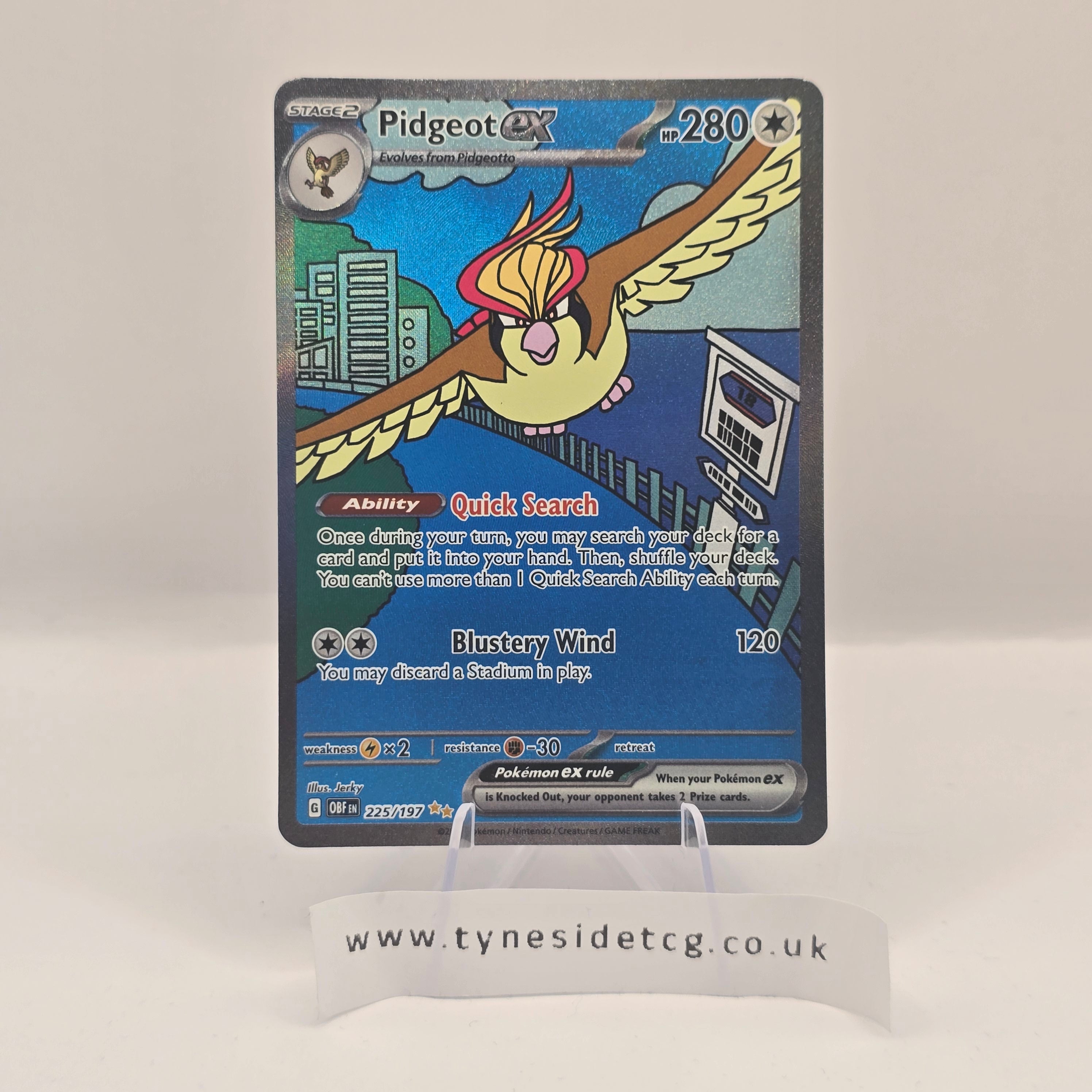 Pidgeot 225/197 – Obsidian Flames (English Single)