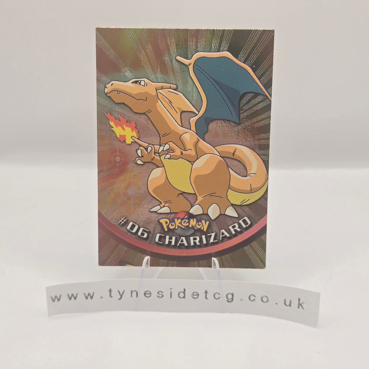 Charizard (Topps Chrome) No. 6 - Promo (English) (English Single) (LP-MP)