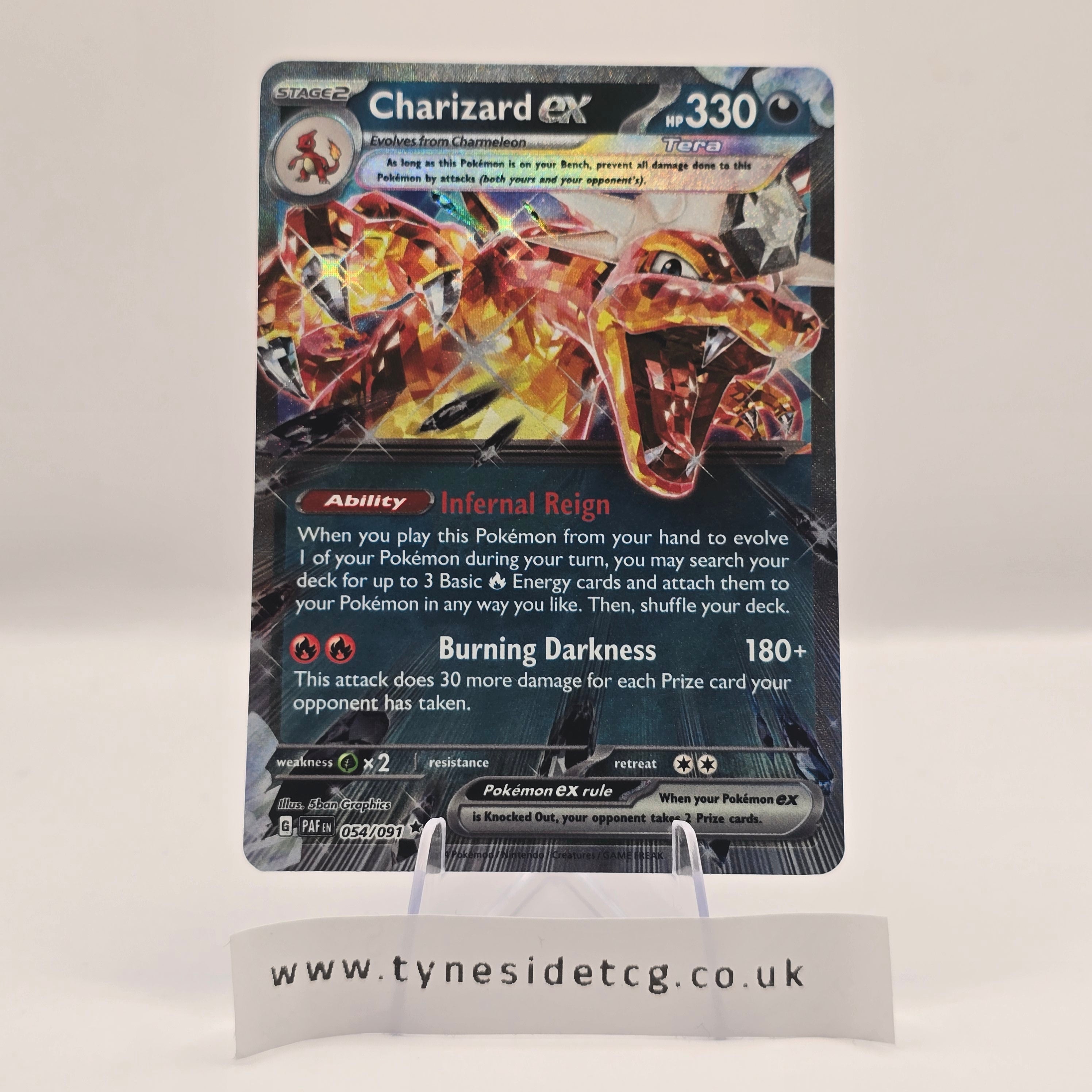 Charizard EX 054/091 – Paldean Fates (English Single)