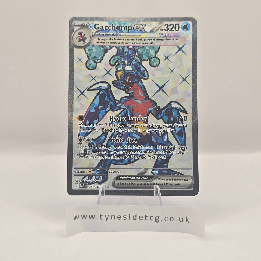 Garchomp EX 219/182 – Paradox Rift (English Single)