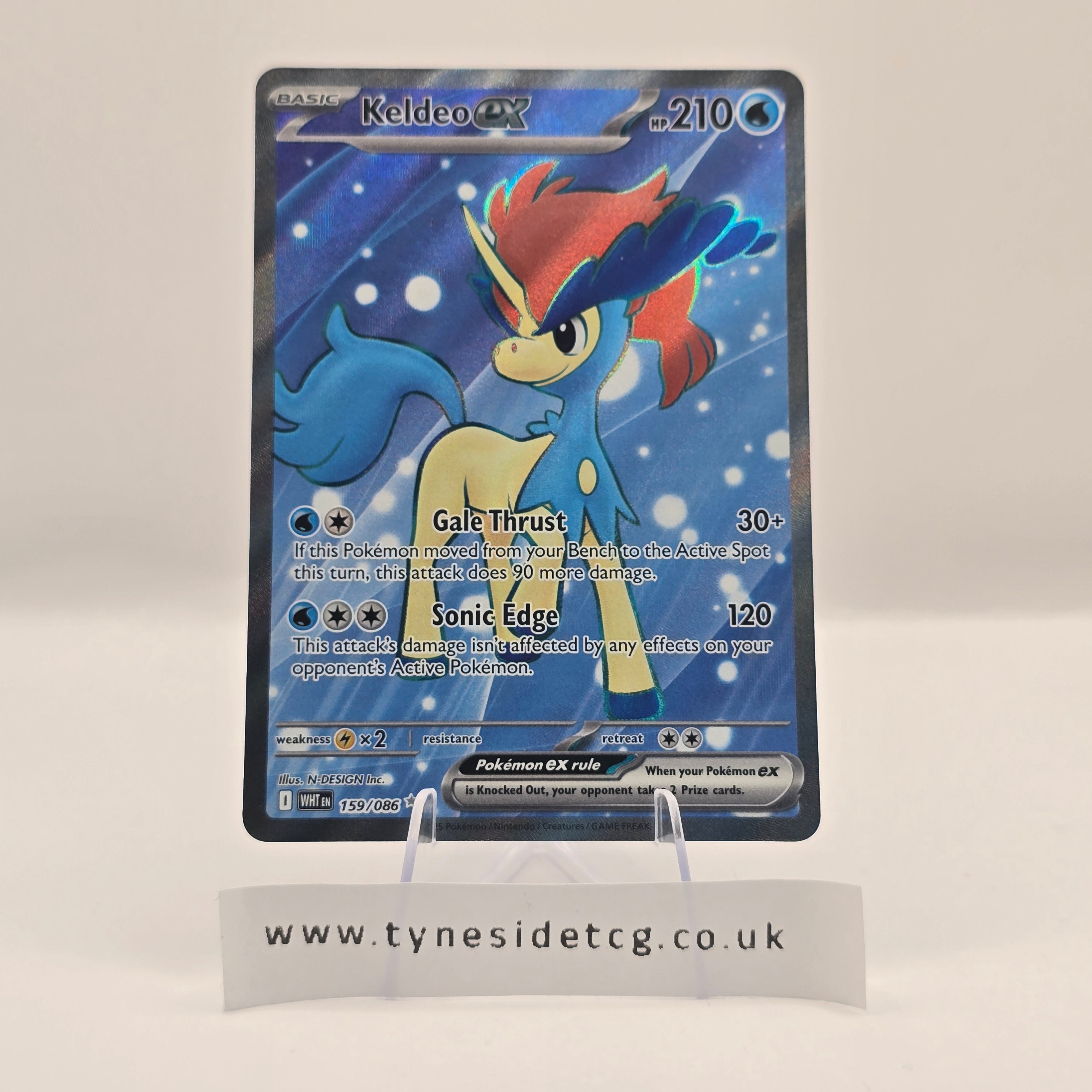 Keldeo ex 159/086 – White Flare (English Single)