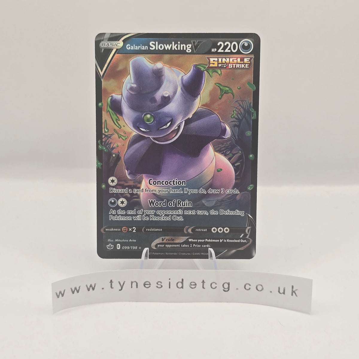 Galarian Slowking V 099/198 - Chilling Reign (English Single)