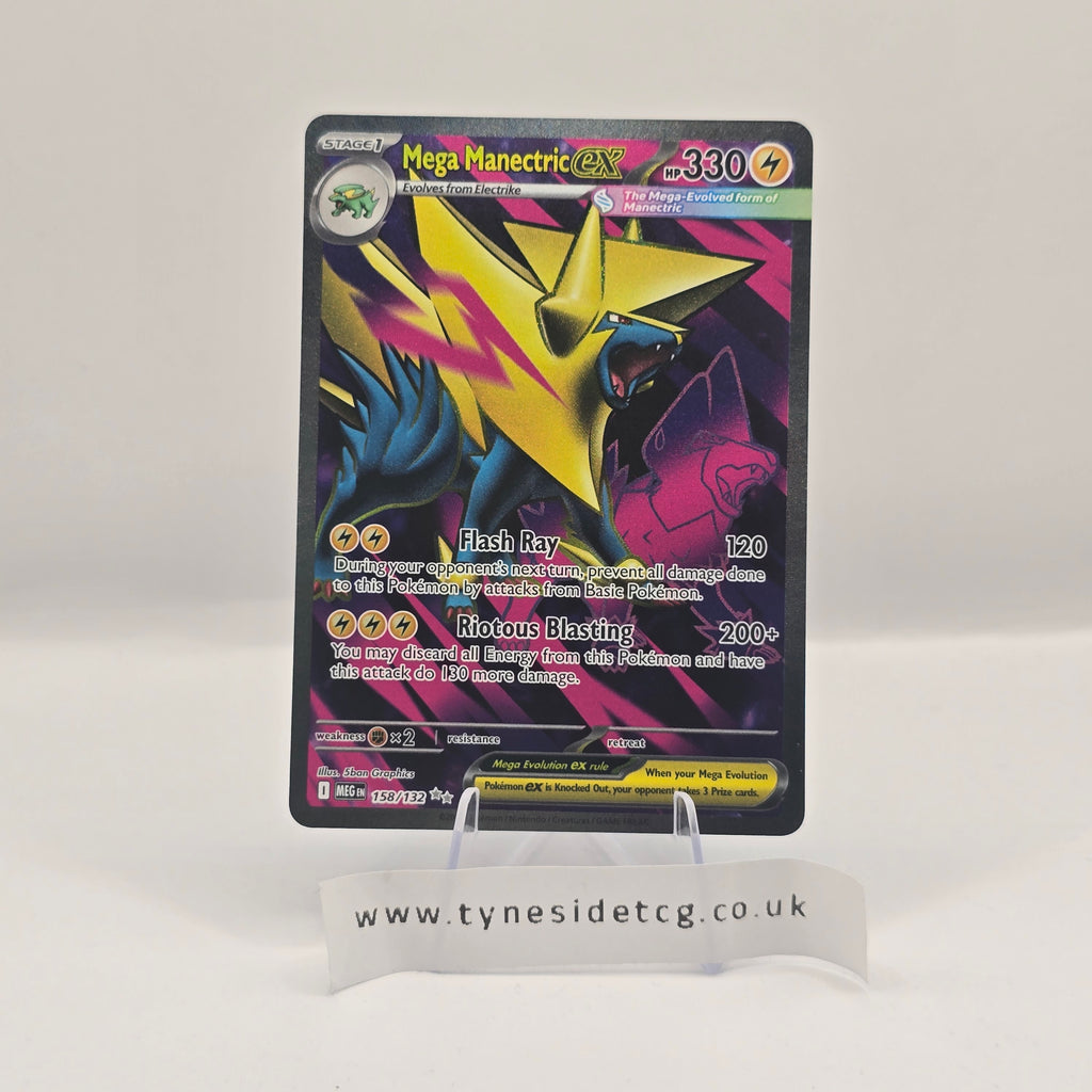 Mega Manectric EX 158/132 – Mega Evolution (English Single)