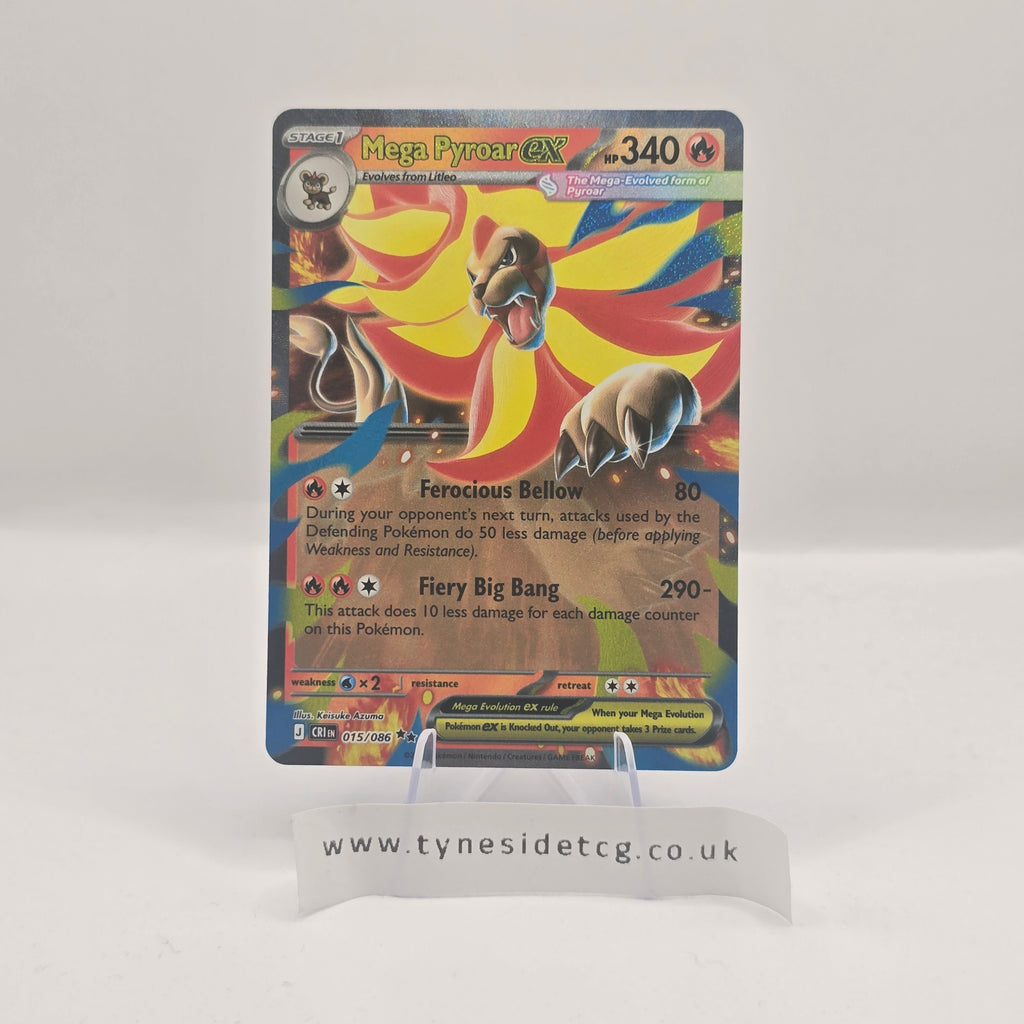 Mega Pyroar EX 015/086 – Chaos Rising (English Single)