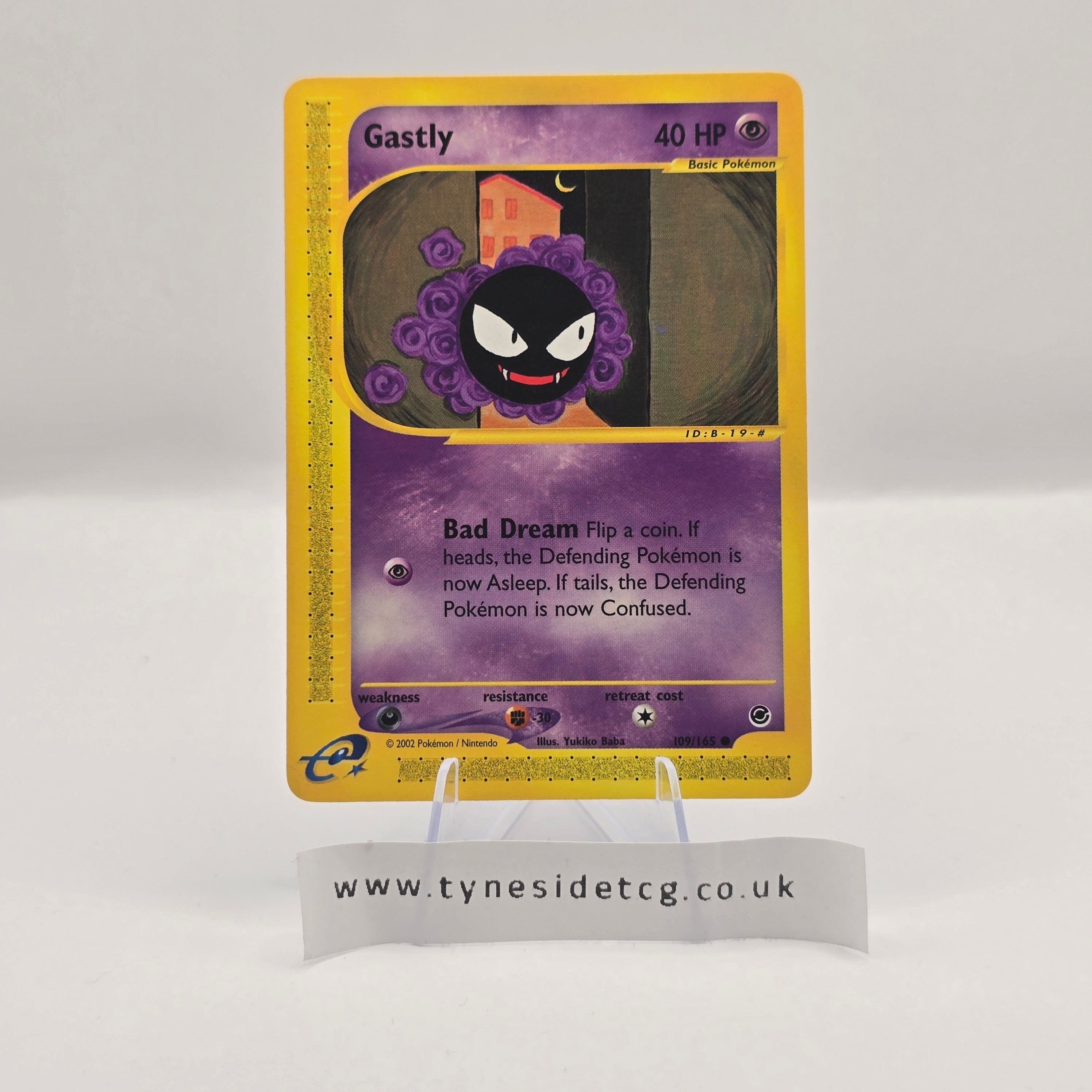 Gastly 109/165 – Expedition (Lightly Played, English Single)