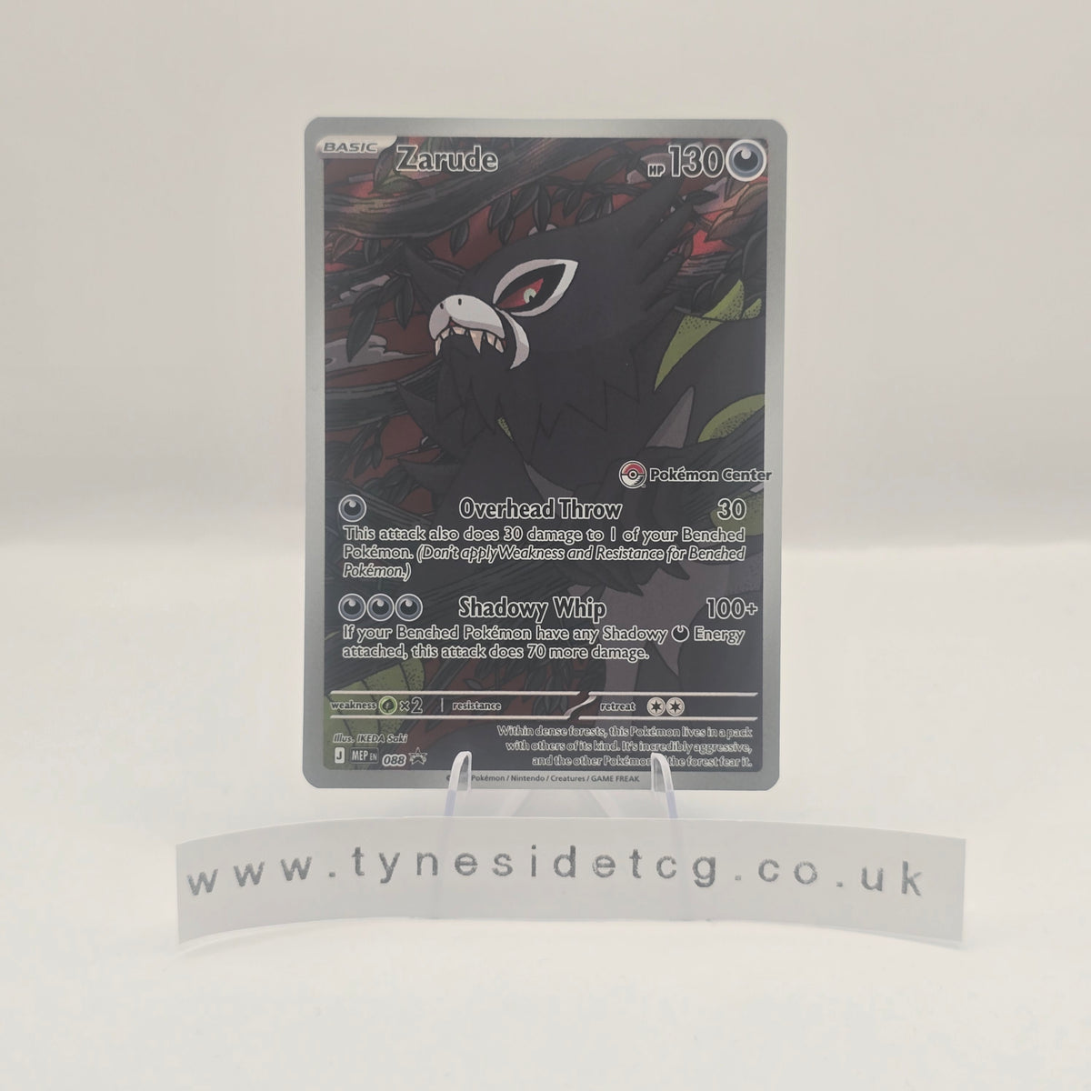 Zarude MEP088 - Mega Evolutions Promos Pokemon Center Stamped (English Single)