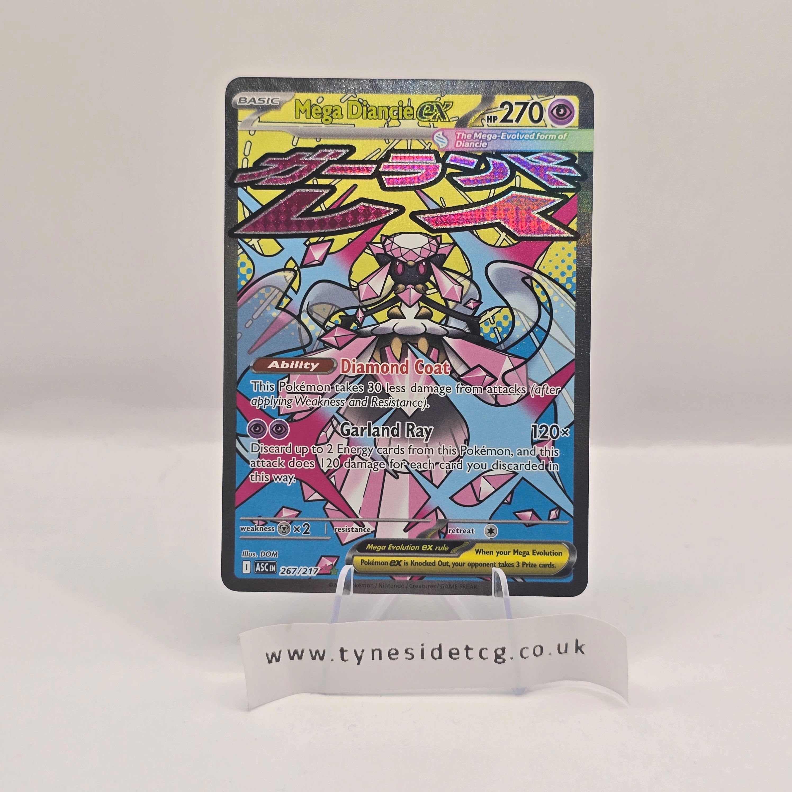 Mega Diancie EX 267/217 – Ascended Heroes (English Single)
