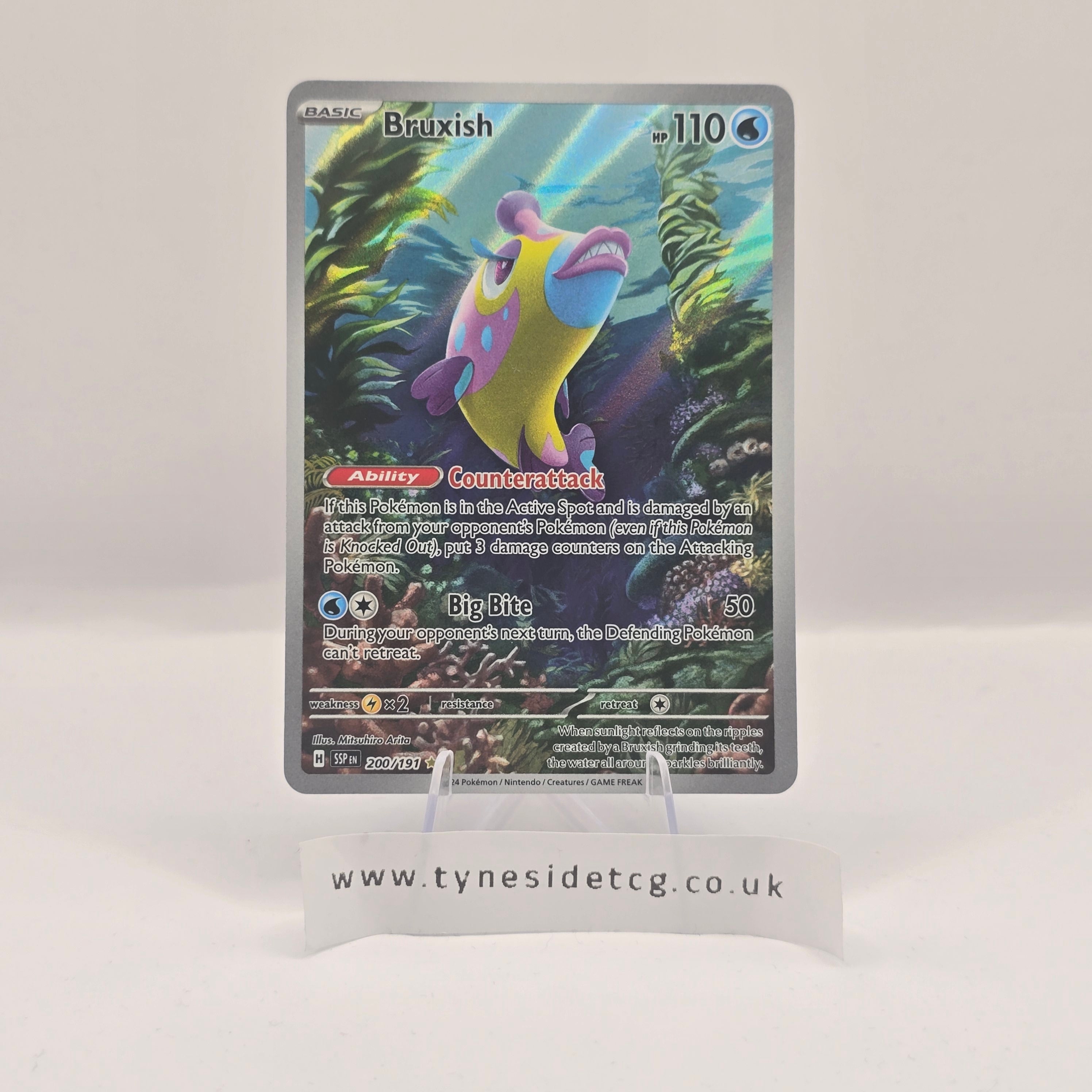 bruxish pokemon card Bruxish 200/191 – Surging Sparks (English Pokémon TCG Single) – Tyneside TCG