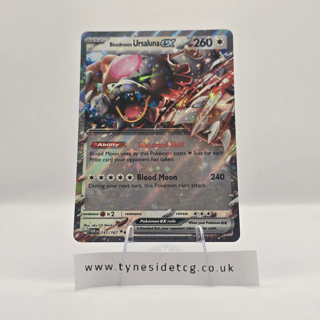 Bloodmoon Ursaluna EX 141/167 – Twilight Masquerade (English Single)