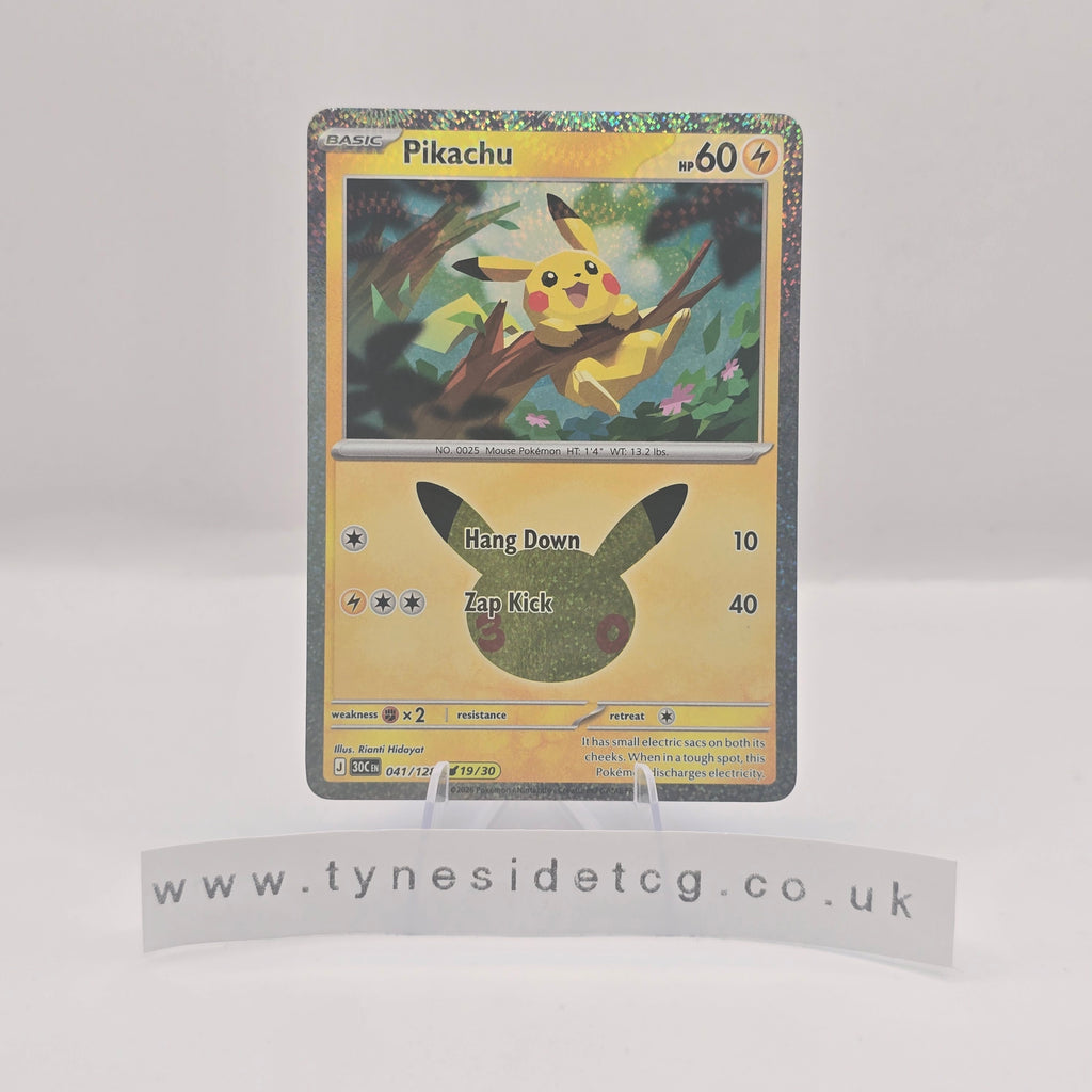 Pikachu 041/128 - 30th Celebration (English Single)