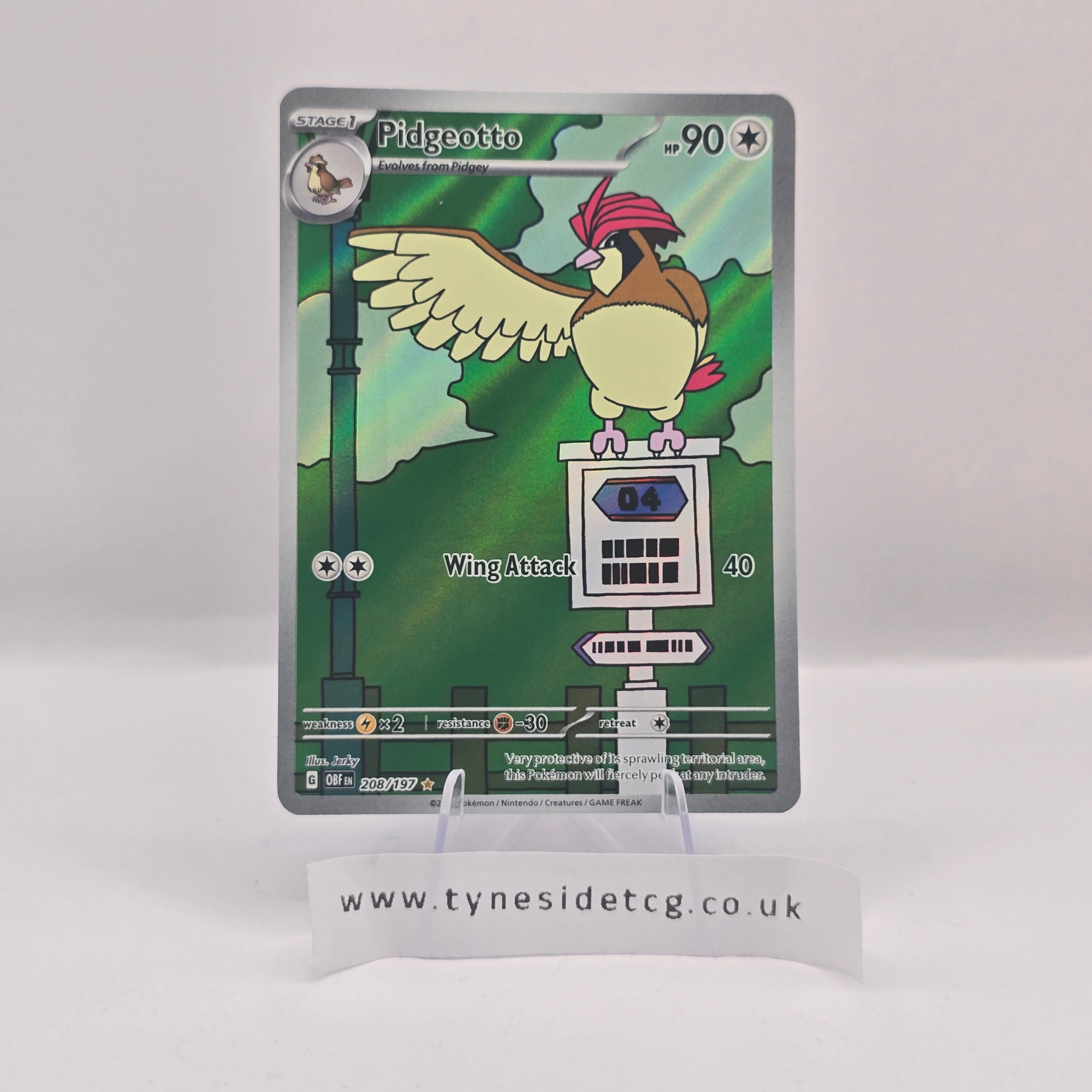 Pidgeotto 208/197 – Obsidian Flames (English Single)