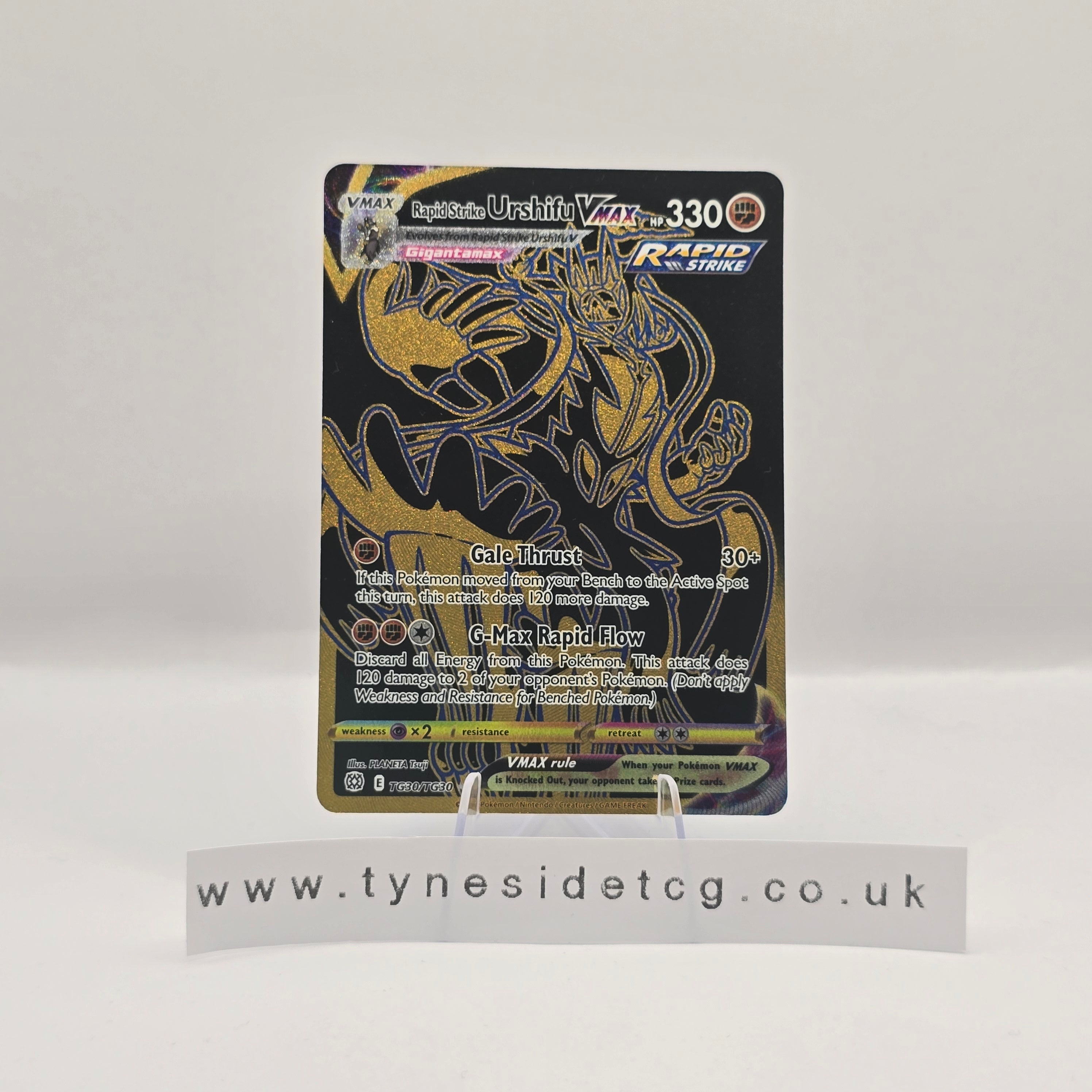 Rapid Strike Urshifu VMAX (GOLD) TG30/TG30 - Brilliant Stars (English Single)