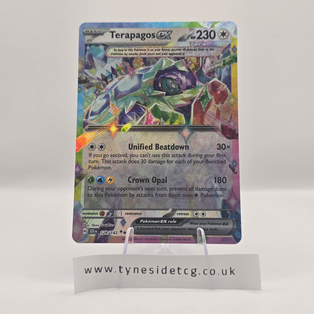 Terapagos EX 128/142 – Stellar Crown (English Single)