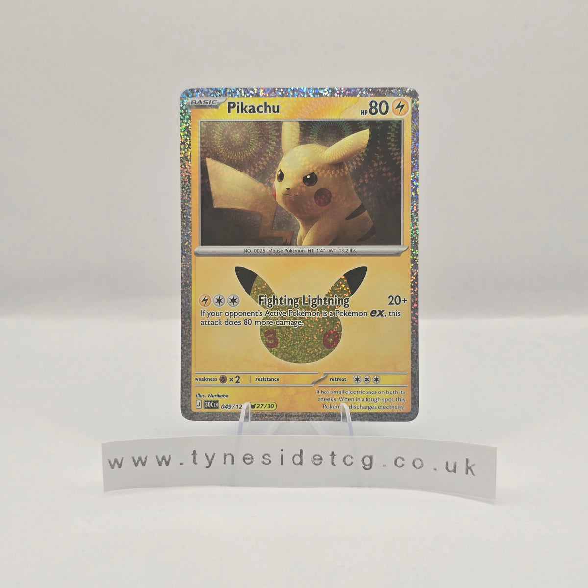 Pikachu 049/128 - 30th Celebration (English Single)