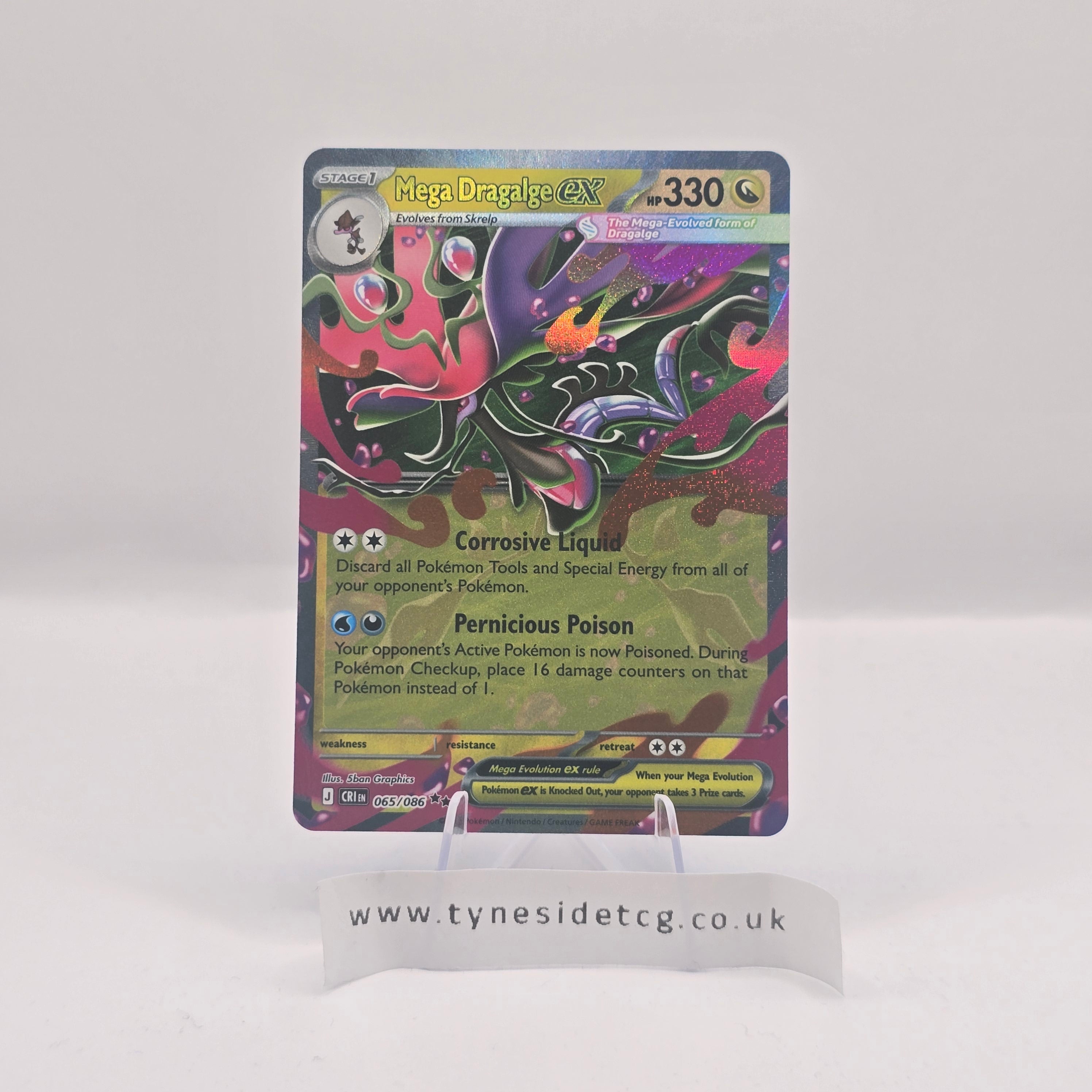 Mega Dragalge EX 065/086 – Chaos Rising (English Single)