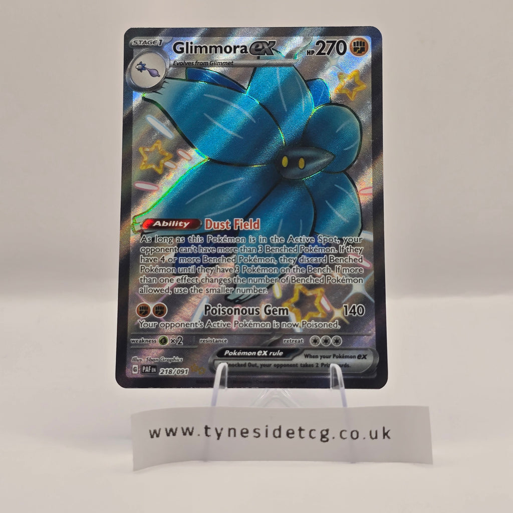 Glimmora EX 218/091 – Paldean Fates (English Single)