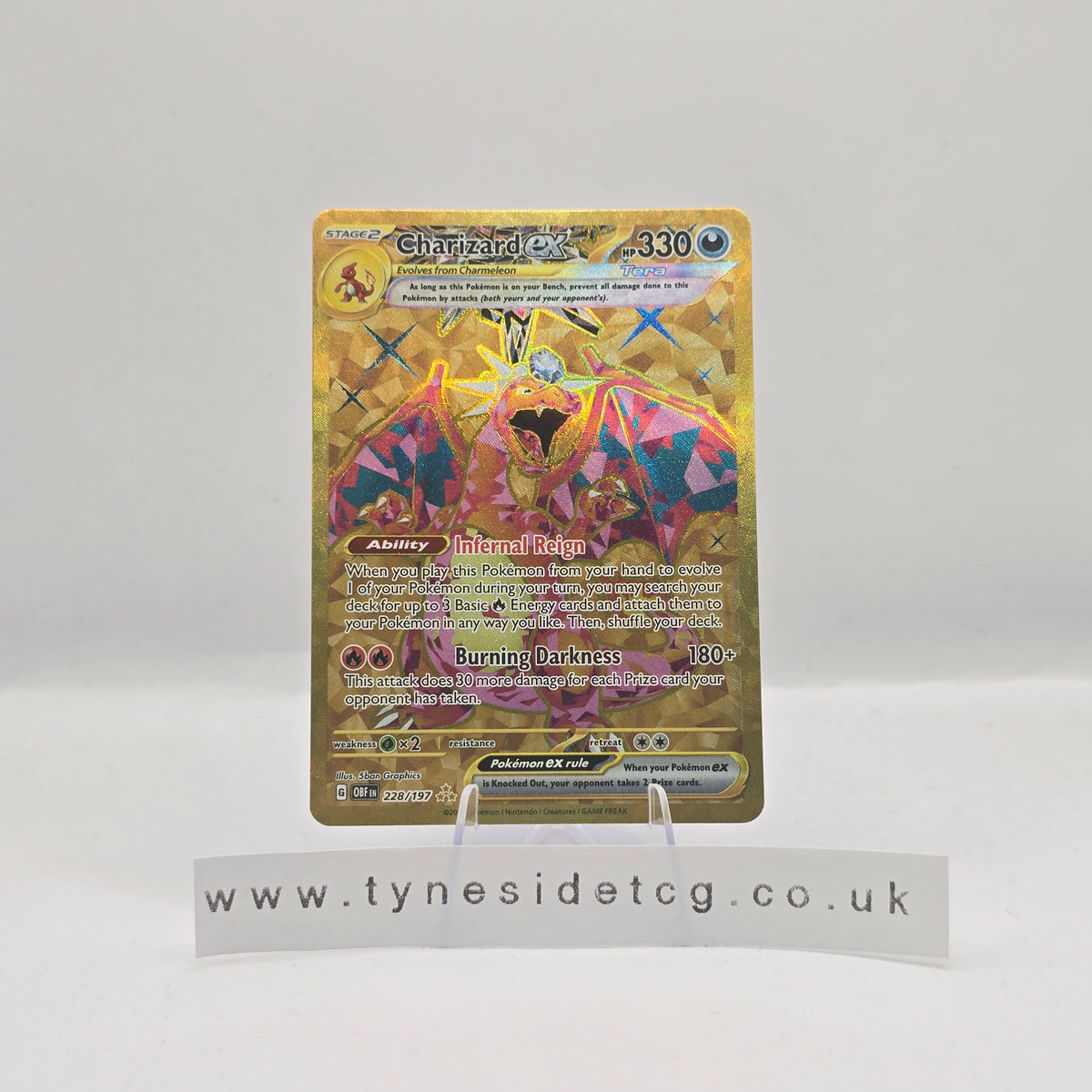 Charizard ex 228/197 - Obsidian Flames (English Single)