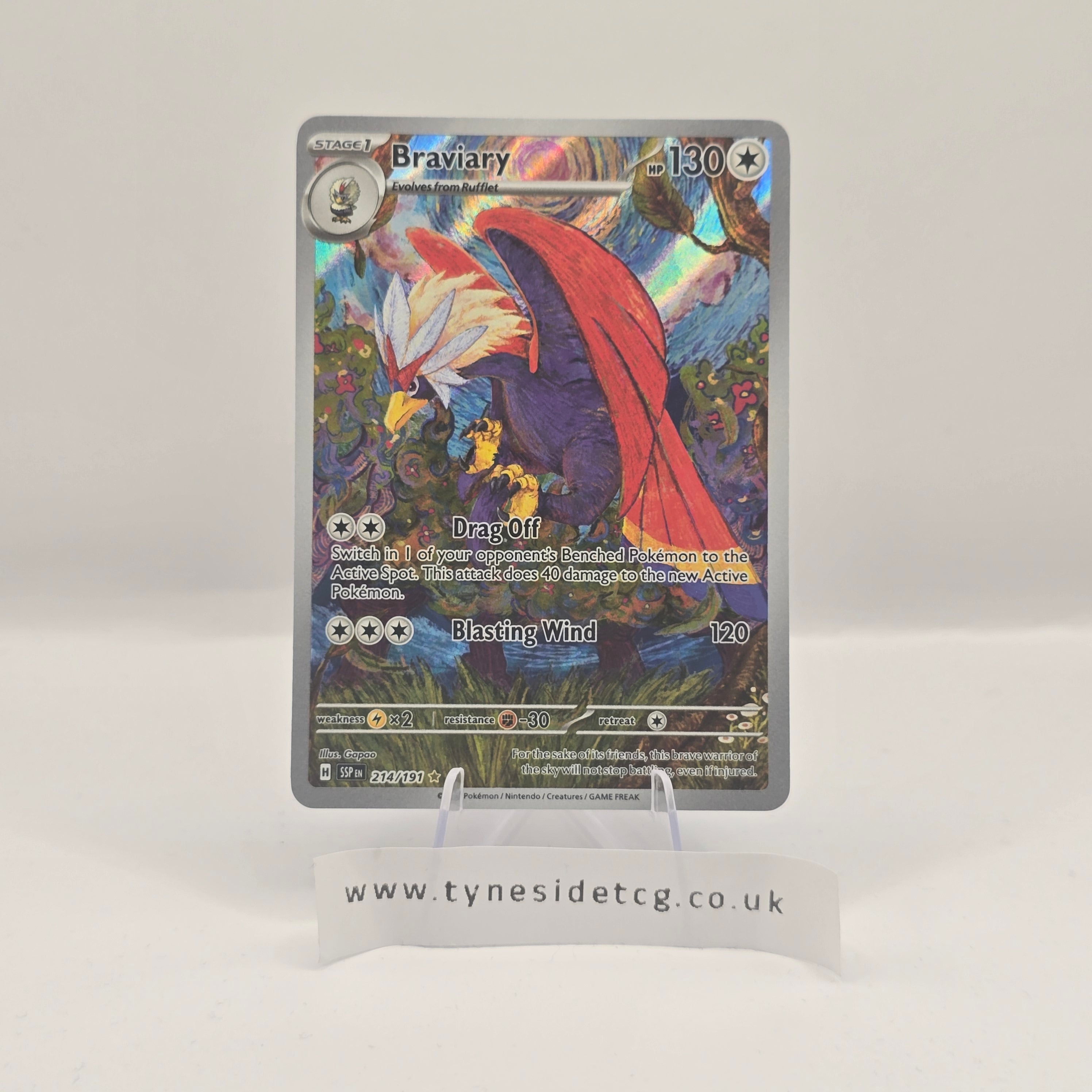 Braviary 214/191 – Surging Sparks (English Single)
