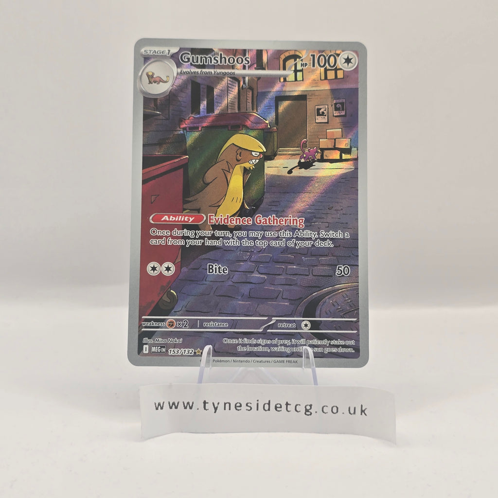 Gumshoos 153/132 – Mega Evolution (English Single)