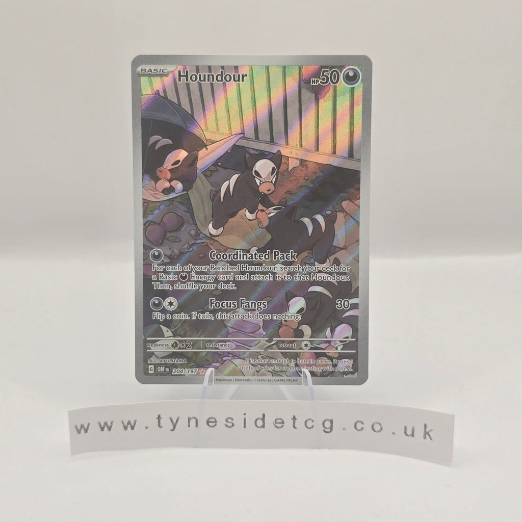 Houndour 204/197 - Obsidian Flames (English Single)