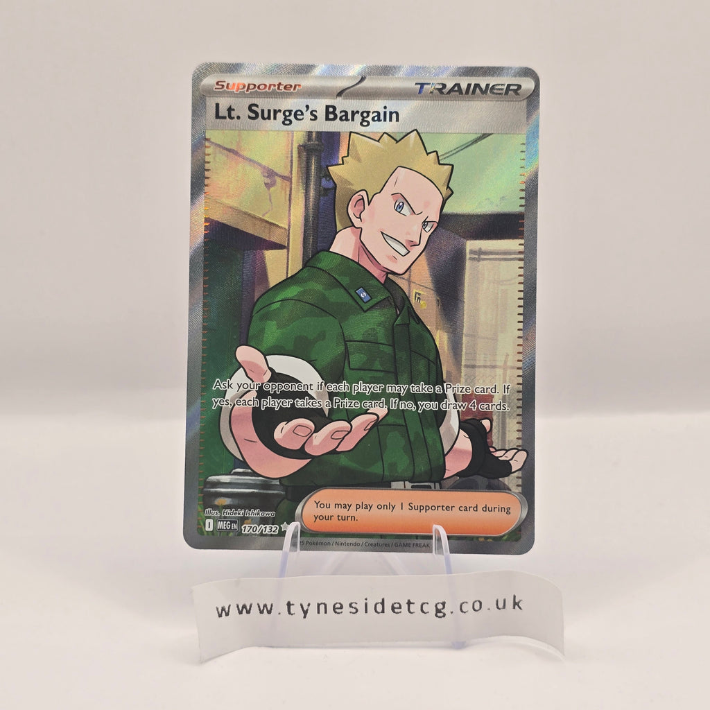 Lt. Surge's Bargain 170/132 – Mega Evolution (English Single)