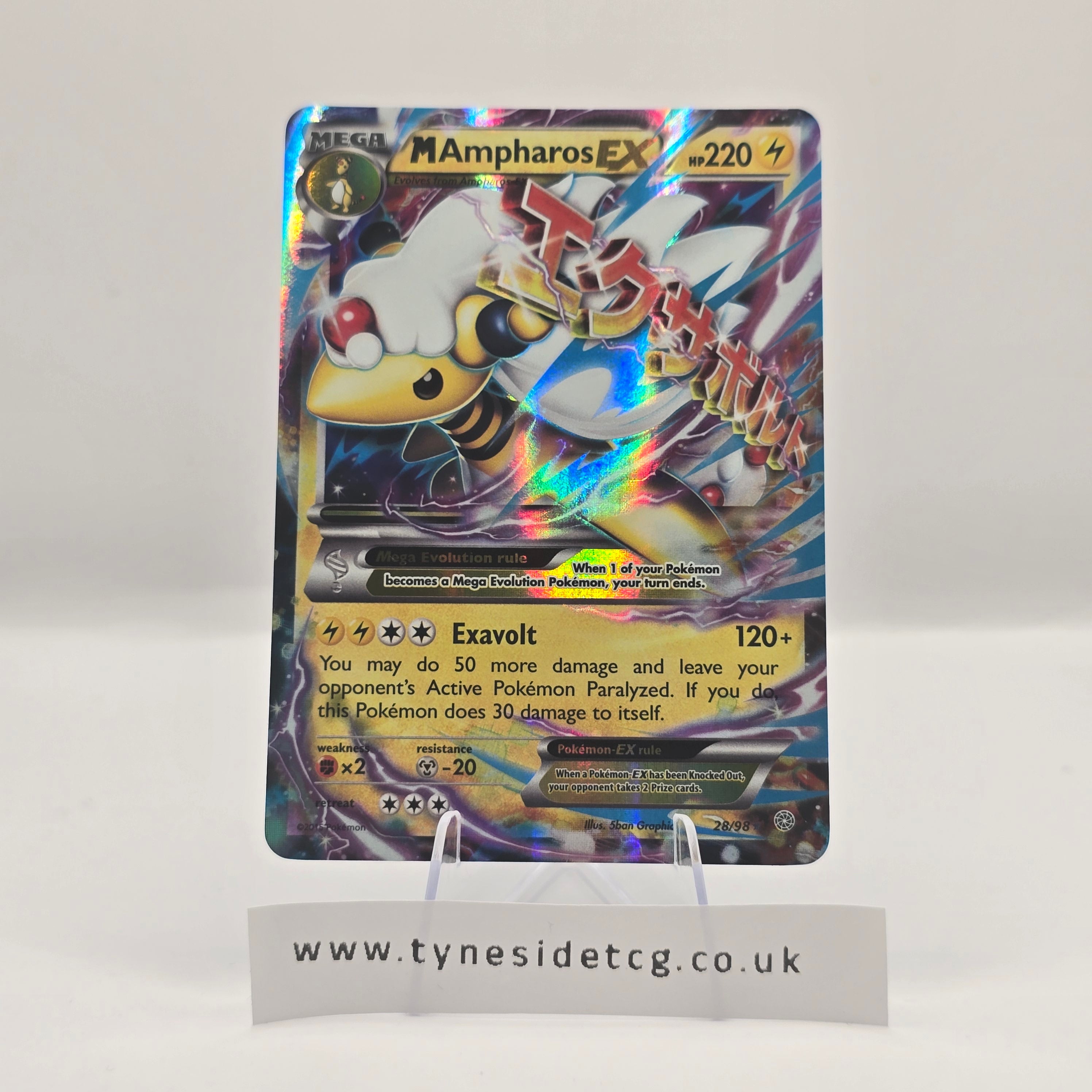 Mega Ampharos EX 28/98 – Ancient Origins (English Single)