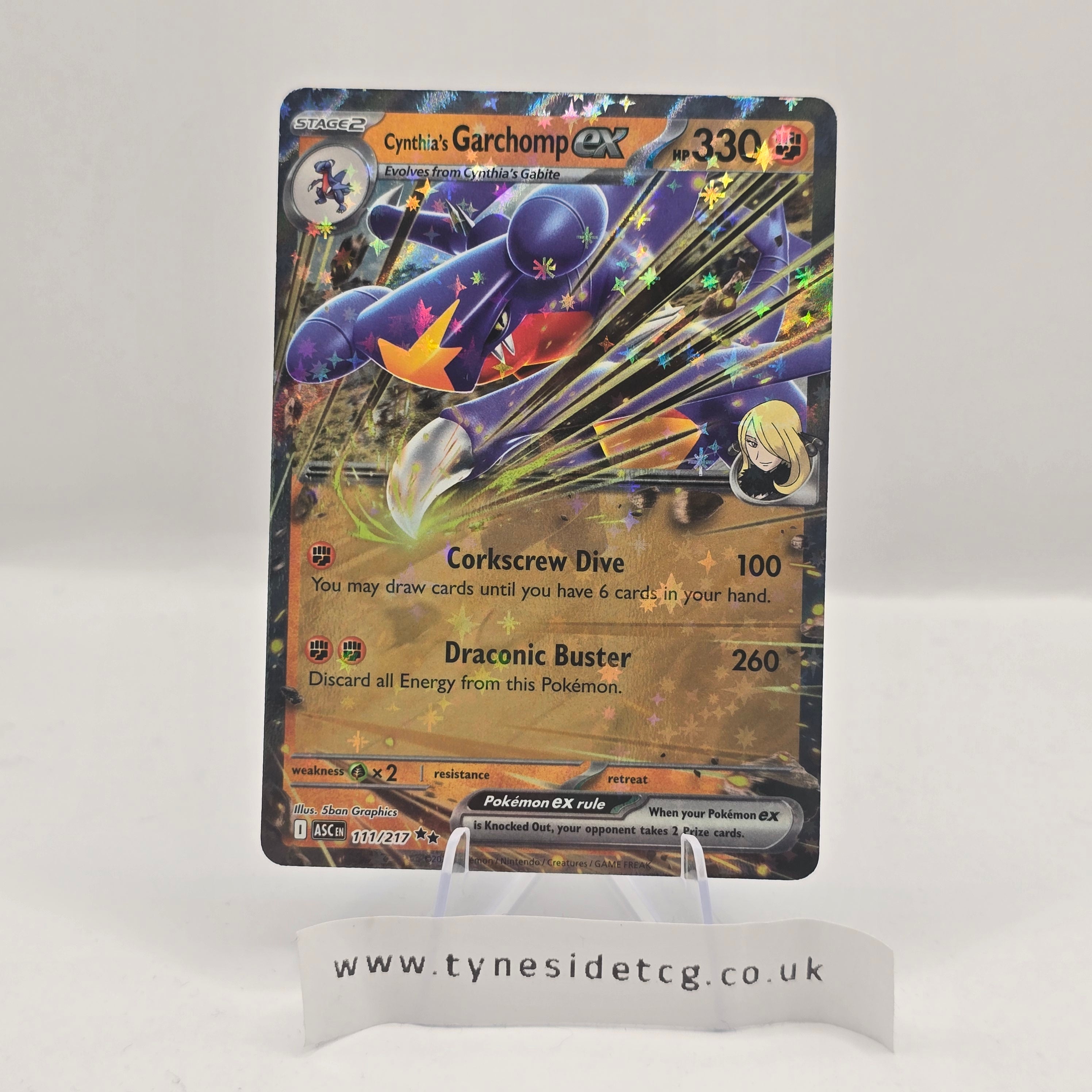 Cynthia's Garchomp ex 111/217 – Ascended Heroes (English Single)