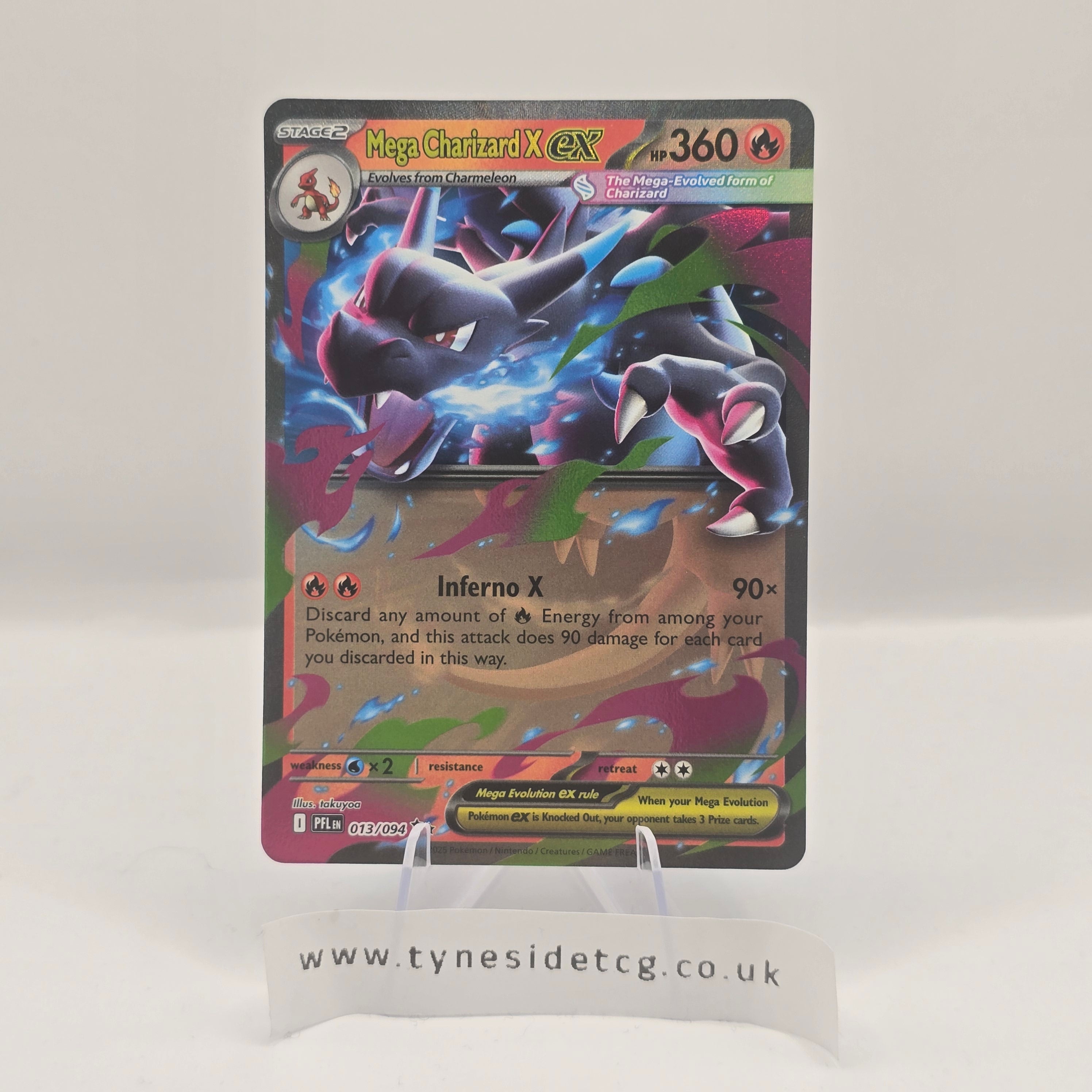 Mega Charizard X EX 013/094 – Phantasmal Flames (English Single)