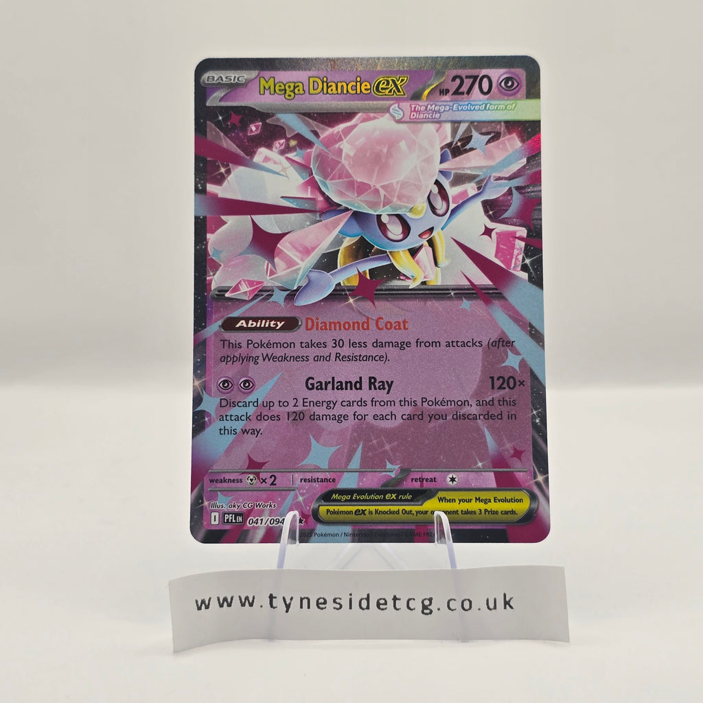 Mega Diancie EX 041/094 – Phantasmal Flames (English Single)