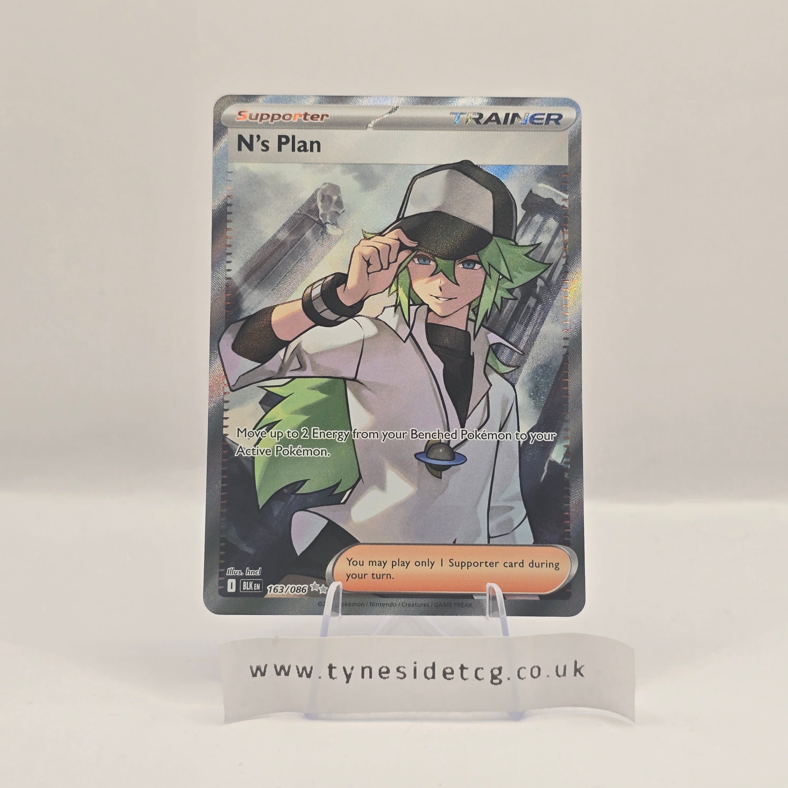 N's Plan 163/086 - Black Bolt (English Pokemon TCG Single)