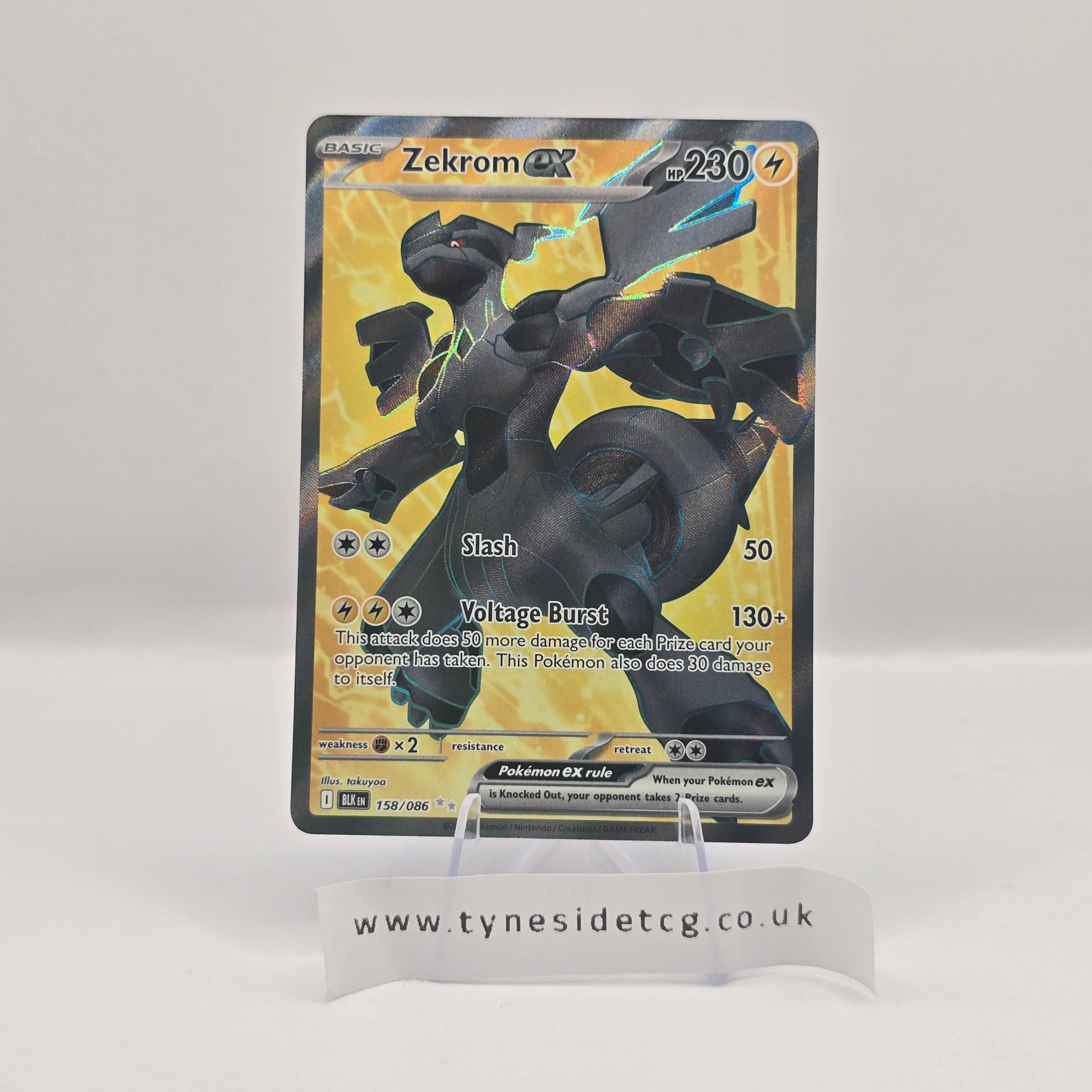 Zekrom EX 158/086 – Black Bolt (English Single)