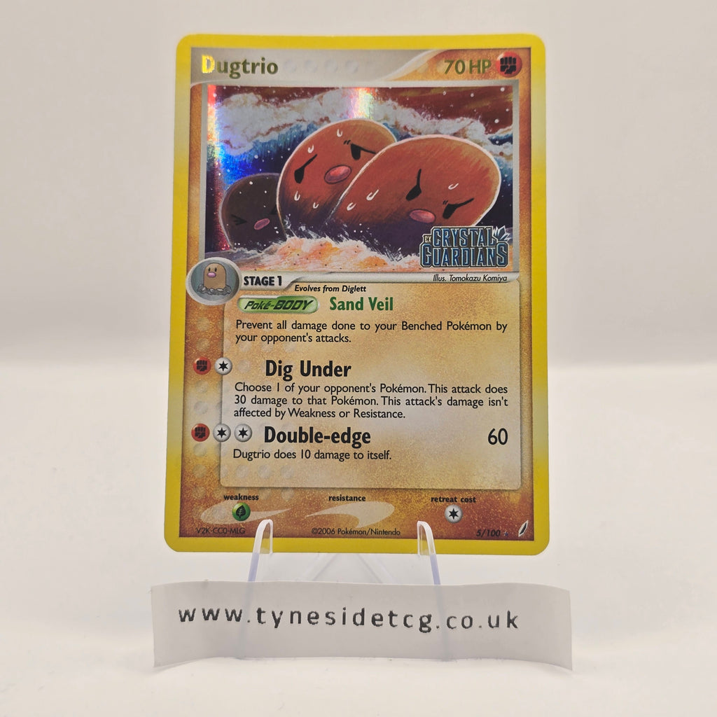 Dugtrio 5/100 – Crystal Guardians (Stamped Promo, English Single)