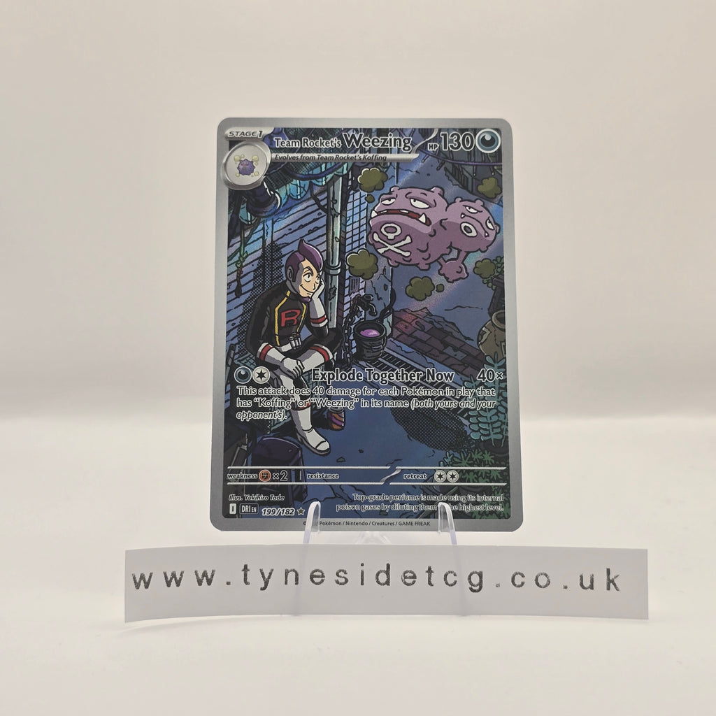 Team Rocket's Weezing 199/182 - Destined Rivals (English Single)