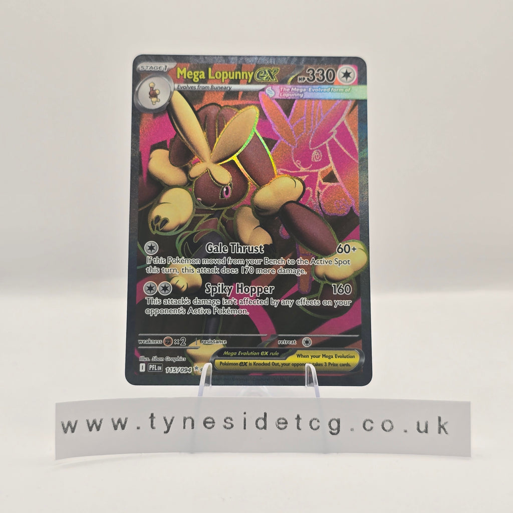 Mega Lopunny ex 115/094 - Phantasmal Flames (English Single)