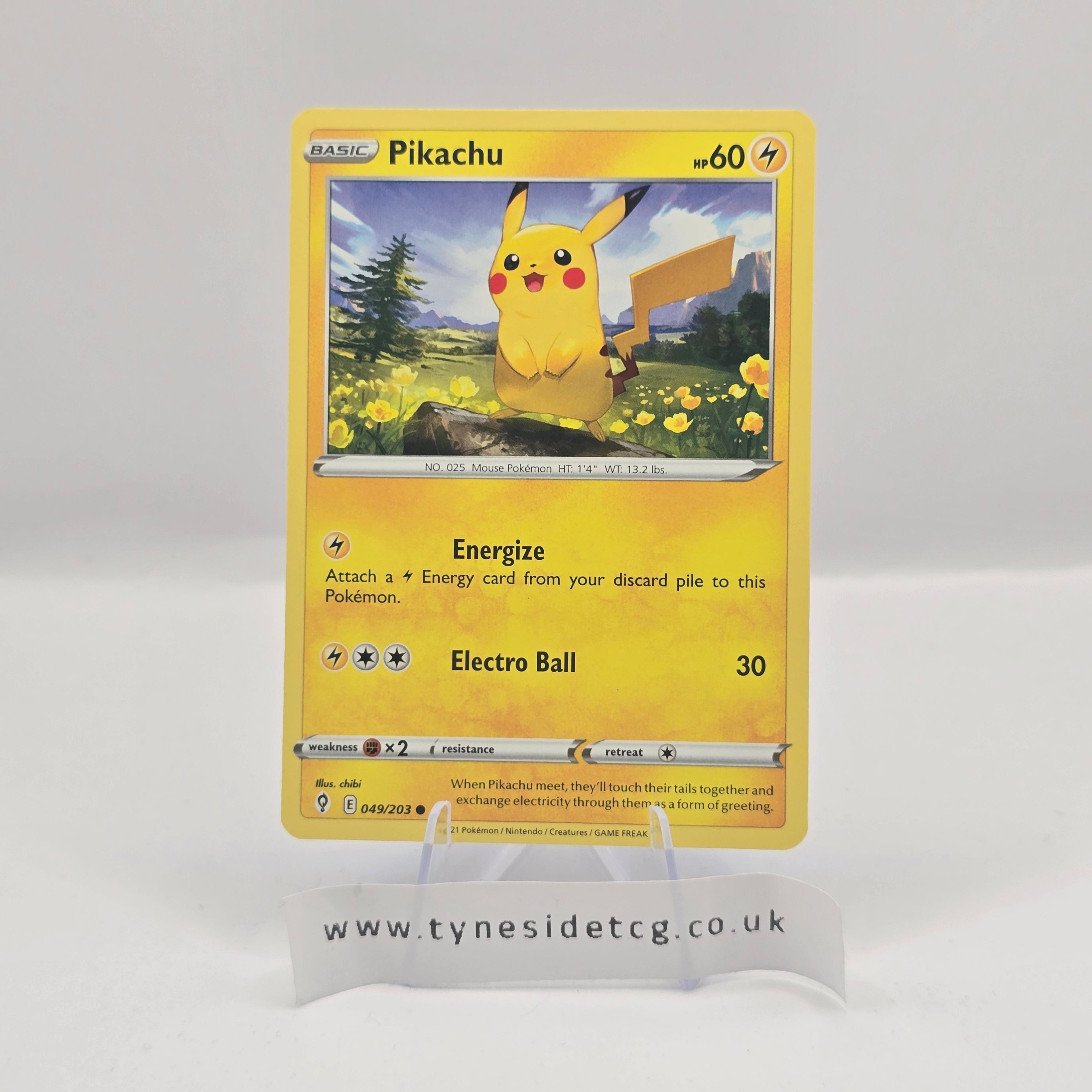 Pikachu 049/203 – Evolving Skies (English Single)