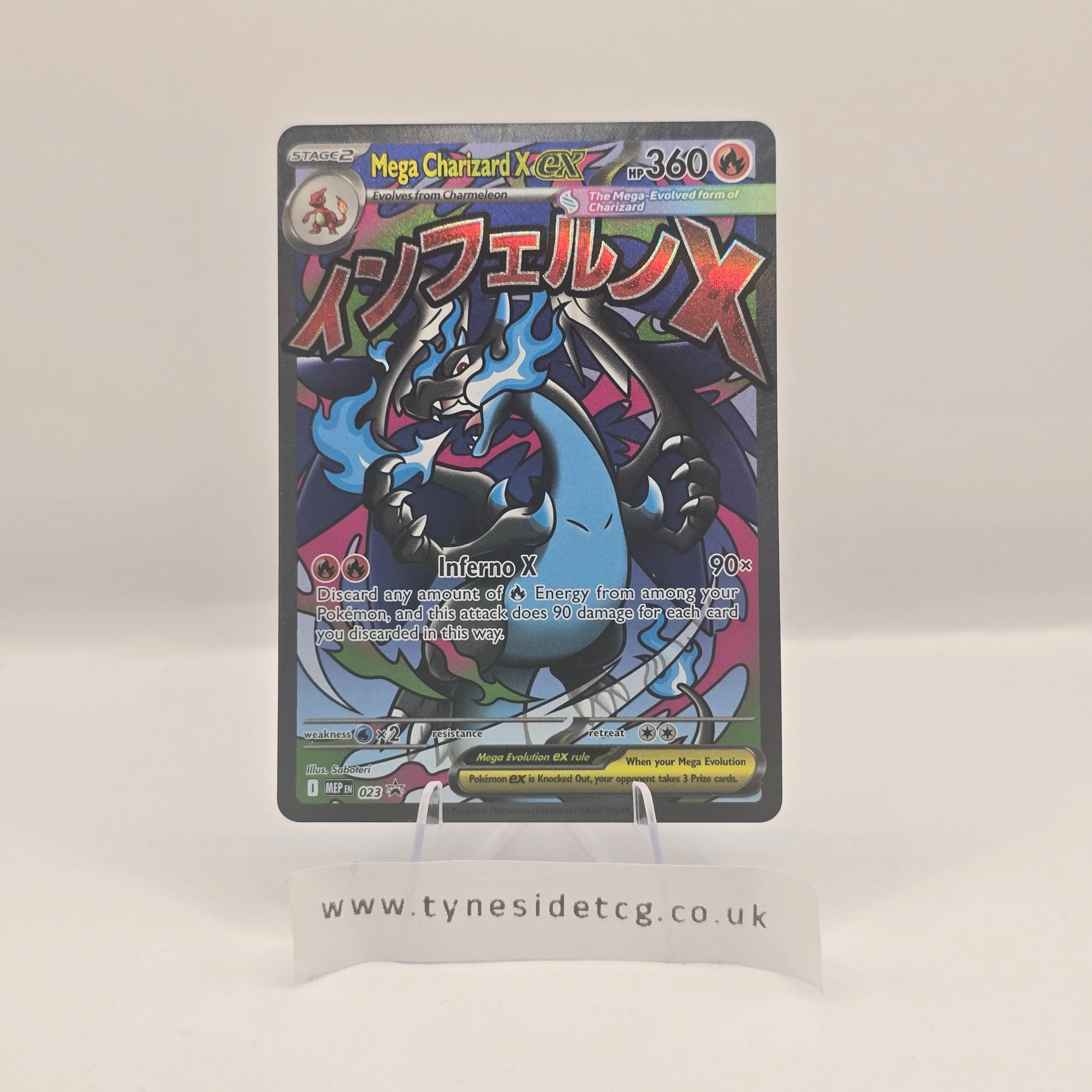 Charizard X EX MEP023 – Promo (English Single)