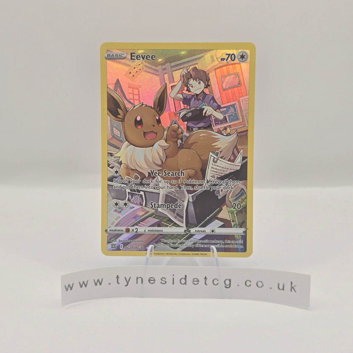 Eevee TG11/TG30 - Brilliant Stars (Trainer Gallery) (English Single)